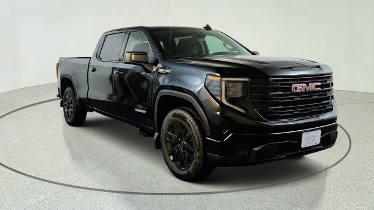 The 2026 GMC Sierra 1500 Elevation with the X31 Off-Road Package combines bold styling, advanced technology, and rugged capability for drivers who demand more from their truck. Equipped with an 5.3-litre V8 and aggressive Elevation design cues, this Sierra delivers a confident presence on the road while maintaining everyday comfort and versatility. Inside, the Sierra Elevation offers a premium driving experience with modern connectivity, a spacious cabin, and convenience features including Universal Home Remote, a rear sliding power window, Hitch View, In-Vehicle Trailering App and Adaptive Cruise Control. With its impressive towing capability, durable construction, and distinctive GMC styling, the 2026 Sierra 1500 Elevation is a versatile full-size pickup built to handle whatever the day brings.