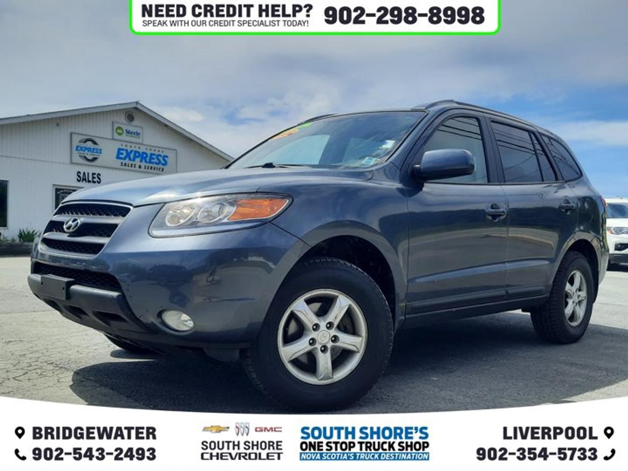 Recent Arrival! Blue 2009 Hyundai Santa Fe GL FWD 5-Speed Automatic with Shiftronic 3.3L V6 DOHC Clean Car Fax, 6 Speakers, ABS brakes, Air Conditioning, Alloy wheels, Brake assist, CD player, Driver door bin, Dual front side impact airbags, Electronic Stability Control, Front anti-roll bar, Front fog lights, Front reading lights, Heated door mirrors, Heated front seats, Illuminated entry, Leather steering wheel, Power door mirrors, Power steering, Rear window defroster, Remote keyless entry, Security system, Speed control, Speed-sensing steering, Steering wheel mounted audio controls, Tachometer, Traction control, Trip computer, Variably intermittent wipers.