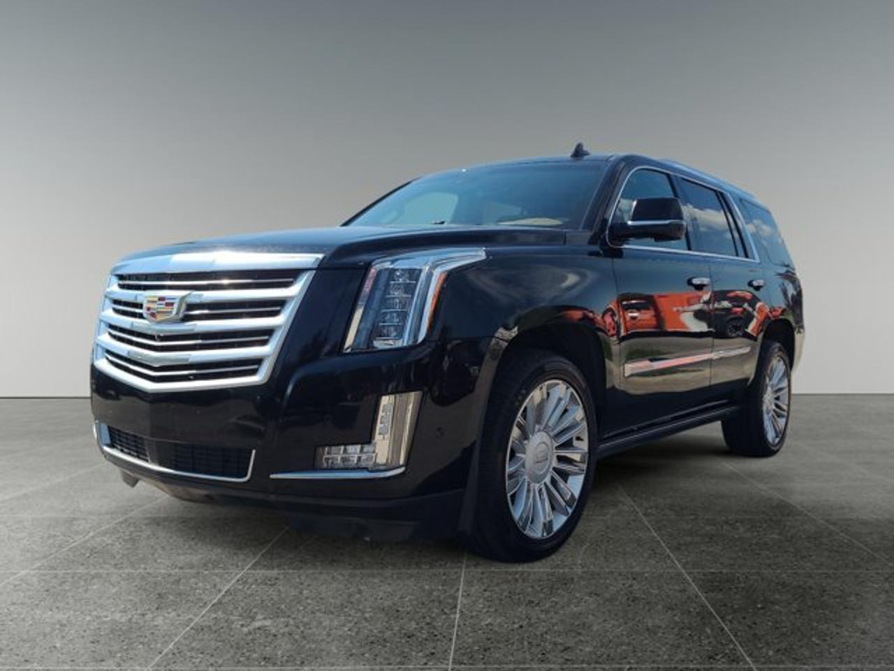 House of Cars Olympic Park An AMVIC licensed automotive retail dealer Location: 8525 Bowfort Rd. N.W Call: 587-356-1144  Stock #: PS-0956-6 Year: 2017 Make: Cadillac Model: Escalade Platinum 7 Seater AWD VIN: 1GYS4DKJ4HR217207 KM: 180,675 Color: Black Transmission: Automatic Drivetrain: AWD Body Style: SUV  Key Features: 7 Passenger Seating 6.2L V8 Engine Platinum Leather Seating Heated & Ventilated Front Seats Heated Second Row Seats Heated Steering Wheel Power Sunroof Navigation System Bose Centerpoint Premium Audio System Rear Entertainment System 360(0) Camera Adaptive Cruise Control Power Running Boards Power Liftgate  Additional Highlights: CARFAX Included Professionally Detailed 1000+ Vehicles In Stock  Visit House of Cars Olympic Park or call 587-356-1144 to schedule your test drive today!