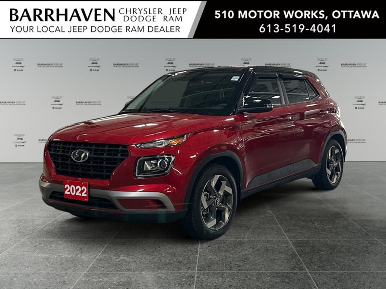 Used 2022 Hyundai Venue Essential IVT w/Two-Tone | Ultra Low KM's for sale in Ottawa, ON