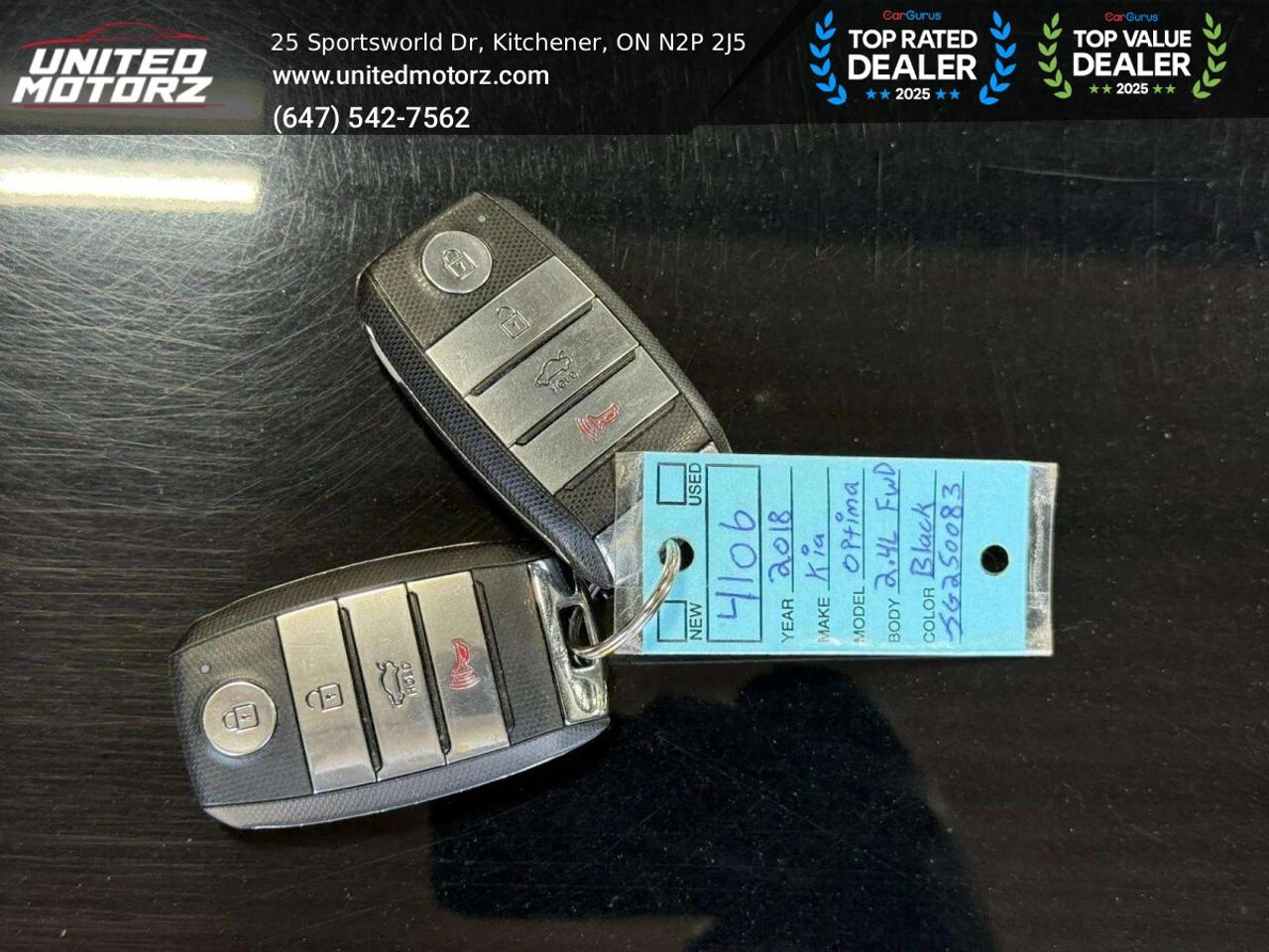 2018 Kia Optima LX AUTO 2.4L FWD ~ SAFETY CERTIFIED~ NO ACCIDENTS~ Photo