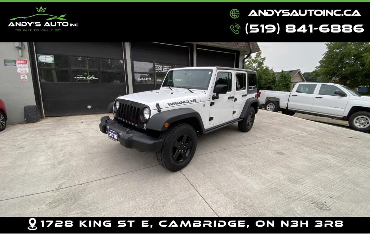 2016 Jeep Wrangler UNLIMITED SPORT ! AUTO ! 4X4 ! HARD AND S UNLIMITED SPORT ! AUTO ! 4X4 ! HARD AND SOFT TOP Photo