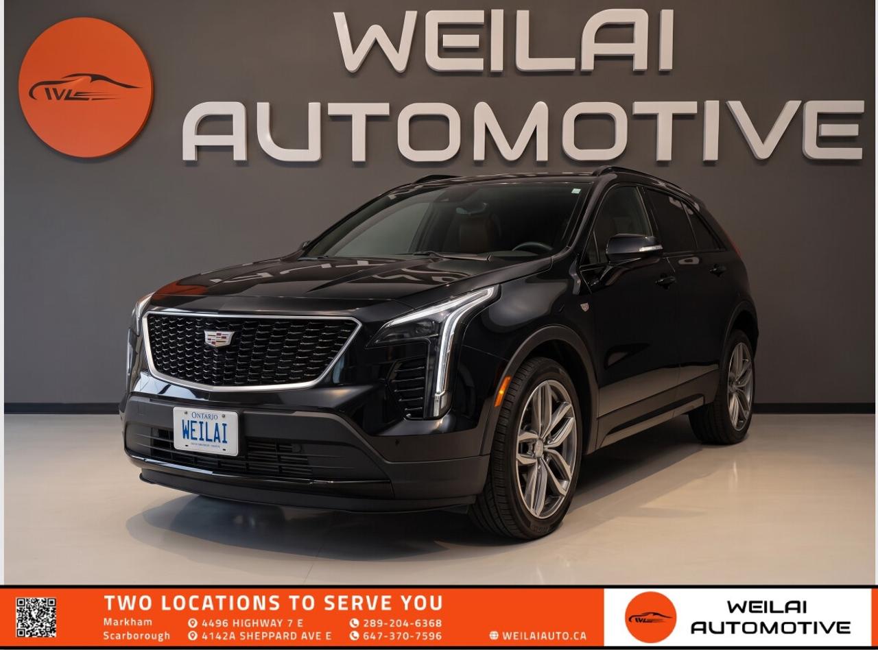 Finished In Beautiful Stellar Black Metallic with a Cinnamon interior. 2.0L Turbocharged Engine | All-Wheel Drive Capability | Sport Gloss Black Accents | 8-Inch Cadillac User Experience | Advanced Active Safety Features | Low credit? No credit? Established Credit? We accept ALL!!! - Contact Us Today!Test Drive the 2020 Cadillac XT4 Sport Today! The 2020 Cadillac XT4 Sport is a dynamic and luxurious compact SUV designed to elevate your daily commute. Combining athletic styling with premium comfort, this vehicle delivers an engaging driving experience without sacrificing the sophistication Cadillac is known for. Its agile handling, advanced technology, and striking gloss black exterior accents make it the perfect companion for navigating both busy city streets and open highways. <br/> <br/> <br/> PerformanceEngine: 2.0L Turbocharged 4-Cylinder <br/> Horsepower: 237 hp <br/> Torque: 258 lb-ft <br/> Transmission: 9-Speed Automatic <br/> Drivetrain: All-Wheel Drive <br/> Exterior18-inch 10-spoke alloy wheels with Diamond Cut finish <br/> Sport gloss black mesh grille and exterior accents <br/> LED headlamps with signature daytime running lamps <br/> Hands-free power liftgate with programmable memory height <br/> Roof rails with gloss black finish <br/> InteriorFront bucket seats with power adjustability and lumbar support <br/> Sport leather-wrapped steering wheel <br/> Dual-zone automatic climate control <br/> Ambient interior lighting <br/> 60/40 split-folding rear seat for maximum cargo flexibility <br/> Technology8-inch diagonal Cadillac User Experience infotainment system <br/> Apple CarPlay and Android Auto integration <br/> Bluetooth connectivity for audio and phone <br/> 4G LTE Wi-Fi hotspot capability <br/> Multiple USB ports including Type-A and Type-C <br/> SafetyAutomatic Emergency Braking <br/> Forward Collision Alert <br/> Front and Rear Park Assist <br/> Safety Alert Seat <br/> HD Rear Vision Camera <br/> Approximate Fuel EfficiencyCity: 10.9 L/100 km <br/> Highway: 8.2 L/100 km! <br/> Our premium pre-owned inventory is moving at an unprecedented rate, and a highly sought-after model like this Cadillac XT4 Sport will not stay on our lot for long. Visit Weilai Automotive Inc. in Markham today to experience this exceptional vehicle firsthand. Call us right now to secure your test drive before another discerning buyer claims this beautiful SUV! <br/> FINANCINGAt Weilai Automotive Inc., were all about giving everyone a fair shot at owning a quality vehicle, no matter their credit history. Whether youre grappling with credit challenges or have a stellar credit record, we have financing options that cater to you. Your specific financing terms will depend on various factors, including your credit rating. For a personalized finance consultation, a signed consent form is needed. Reach out to schedule your appointment today. <br/> WEILAI CERTIFIED PRE-OWNED PROGRAM*Full Detailing Package <br/> Comprehensive Certification Package <br/> Safety Certification <br/> Financing Available <br/> Extended Warranty Available <br/> Available for only $899 <br/> *Weilai Certified Pre-Owned Program includes: Full interior detailing, full exterior detailing, meticulous vehicle reconditioning. A comprehensive 60-point safety inspection with additional standards. For example, tire and brake treads must be a minimum of 3.5 mm which is 233% of the Ontario standard of 1.5 mm. Access to a large network of lenders to give you the best approval guaranteed. Option to extend the warranty for up to an additional 6 years for an additional fee. <br/> CARFAX REPORTWe believe in full transparency. All vehicles come with a FREE Carfax report. Please visit our listing on weilaiauto.ca or autotrader.ca to obtain your free Carfax report. <br/> CONTACT NOWWe welcome customers from all over the GTA, including Markham, Scarborough, Barrie, Stouffville, Toronto, Richmond Hill, East Gwillimbury, Aurora, North York, East York, Whitby, Brampton, and the surrounding area. Ready to take the next step? Book an appointment, get more info, or get in touch by calling 647-370-7596 or emailing us at scmanagers@weilaiauto.ca. <br/> <br/> <br/> FEE DISCLOSUREPrice does not include safety certification, HST, or licensing fees. Safety certification available, see the Weilai Certified Pre-Owned Program for details. <br/> FINANCE SPECIAL PRICE ONLYPricing is based on financing. The listed price includes a $1,000 finance rebate. Choosing an alternative payment method may disqualify this rebate. <br/> VEHICLE CONDITIONThe vehicle has been inspected and reconditioned to a premium pre-owned condition and is ready to be test-driven. However, to comply with OMVICs disclosure requirements, please note that this unit is not currently drivable and not certified until it undergoes safety certification. <br/> DISCLAIMERSPlease note that these details are based on the typical specifications for a given year, make, and model, and actual features may vary for the specific VIN provided. The descriptions above and the contents on this vehicle detail page are generated using AI and VIN decoders, which may contain inaccuracies. They are intended for reference only and may not be entirely reliable. Always check the vehicles actual specifications and refer to the owners manual for the most precise and up-to-date information. While Weilai Automotive Inc. strives to provide accurate information, we will not be responsible for any mistakes made on this page. <br/>
