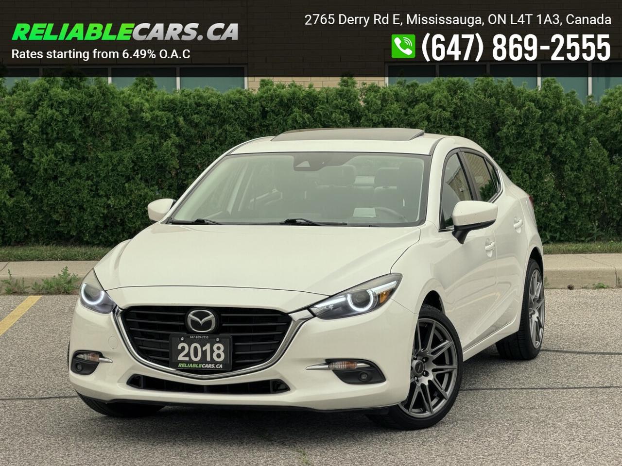 2018 Mazda MAZDA3 GT | No-Accident | Leather | Heads Up Display | Lo Photo