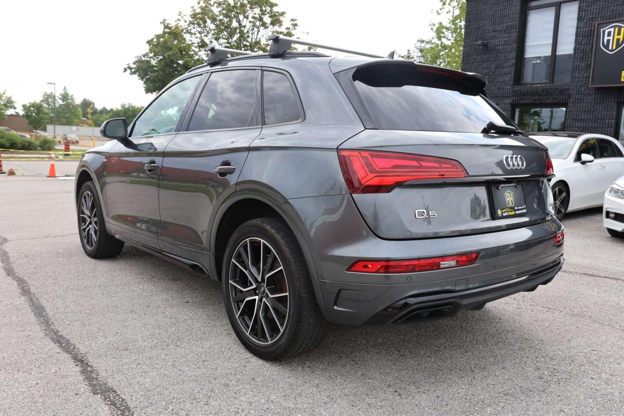 2022 Audi Q5 PROGRESSIV-QUATTRO-SLINE/NAV/BCAM/PARKING SENSORS/BLIS/LANE ASSIST/LEATHER/P SEATS/MEM SEATS/HEATED SEATS//KEYLESS/PANORO Photo4