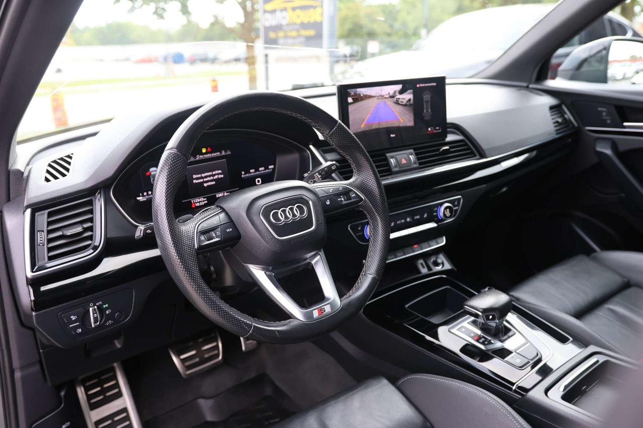 2022 Audi Q5 PROGRESSIV-QUATTRO-SLINE/NAV/BCAM/PARKING SENSORS/BLIS/LANE ASSIST/LEATHER/P SEATS/MEM SEATS/HEATED SEATS//KEYLESS/PANORO Photo