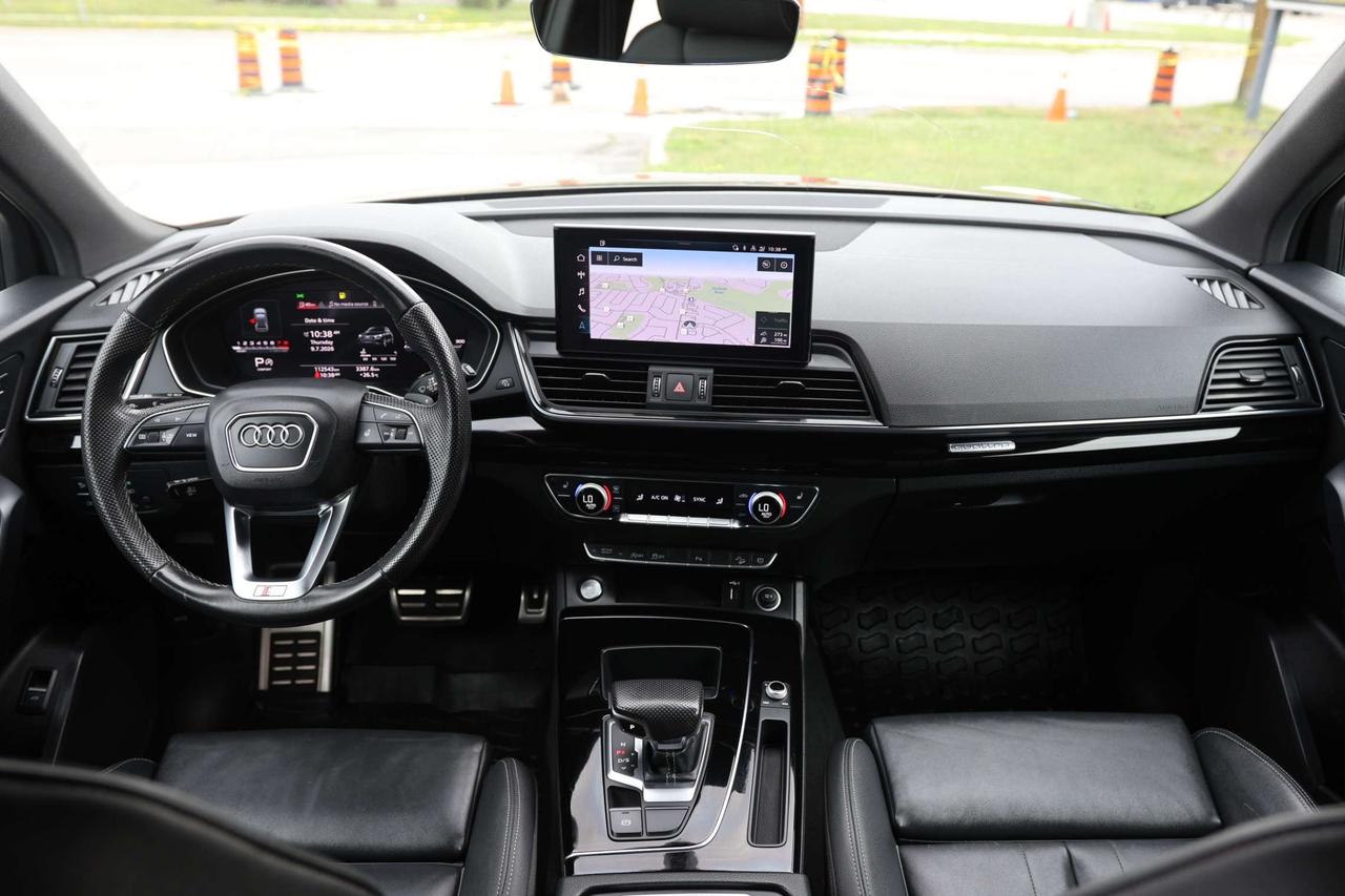 2022 Audi Q5 PROGRESSIV-QUATTRO-SLINE/NAV/BCAM/PARKING SENSORS/BLIS/LANE ASSIST/LEATHER/P SEATS/MEM SEATS/HEATED SEATS//KEYLESS/PANORO Photo