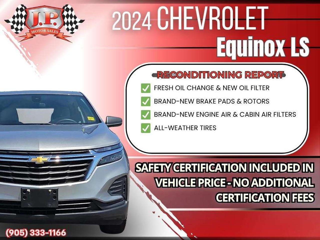 2024 Chevrolet Equinox LS Chevy Safety Assist • Wireless Apple CarPlay & Android Auto • Heated Front Seats • Built-In Wi-Fi Hotspot • SiriusXM® Photo
