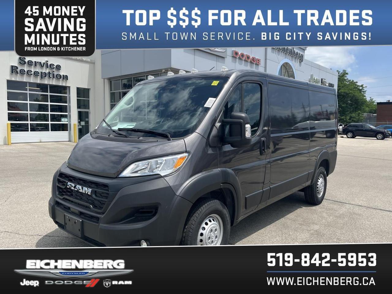 2025 RAM ProMaster Cargo Van Tradesman 2500 Low Roof 136 WB w/Pass Seat Photo0