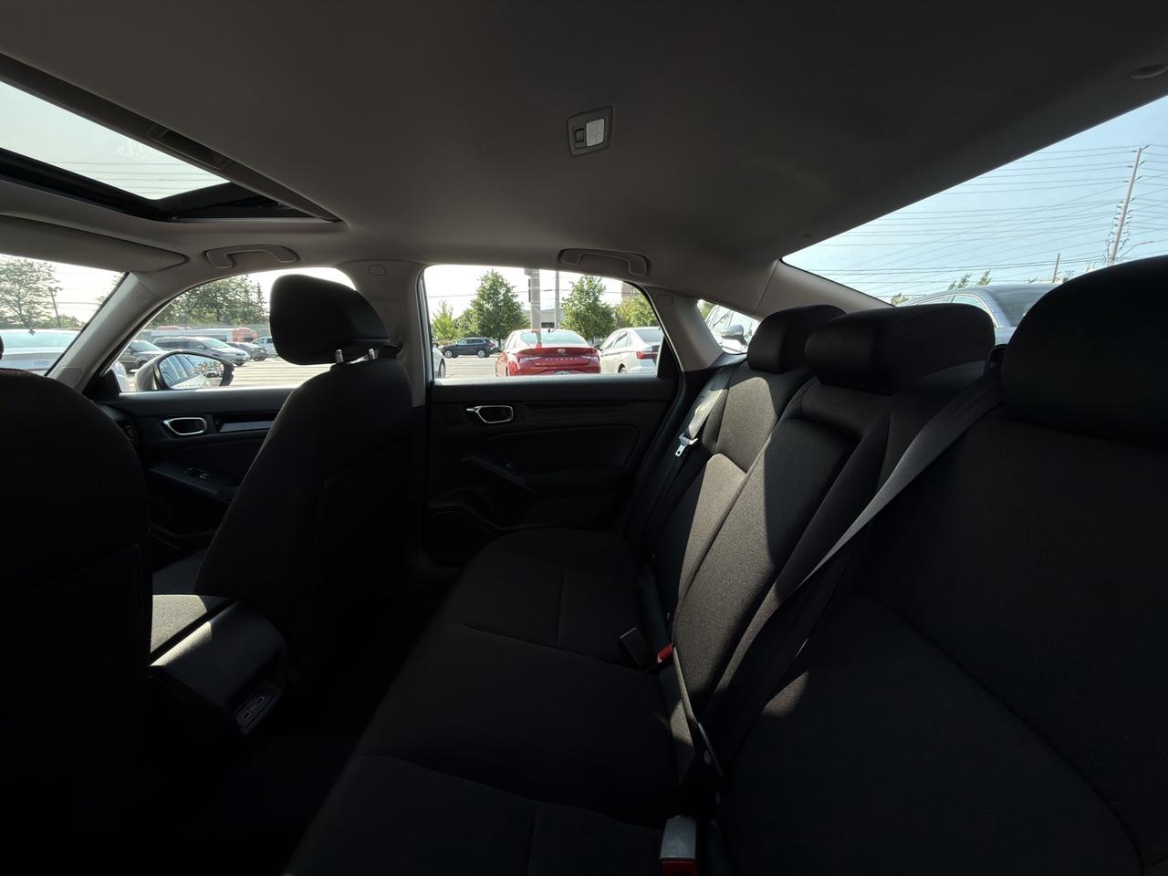 2022 Honda Civic EX Pearl White Sunroof   Honda Sensing   Htd Steer Photo