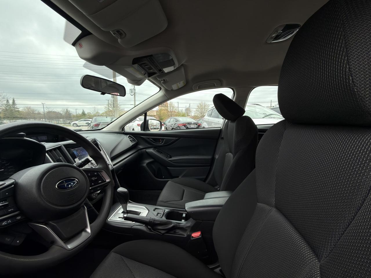 2022 Subaru Impreza Convenience AWD Pearl White w/ Eyesight Pkg   Lane Photo