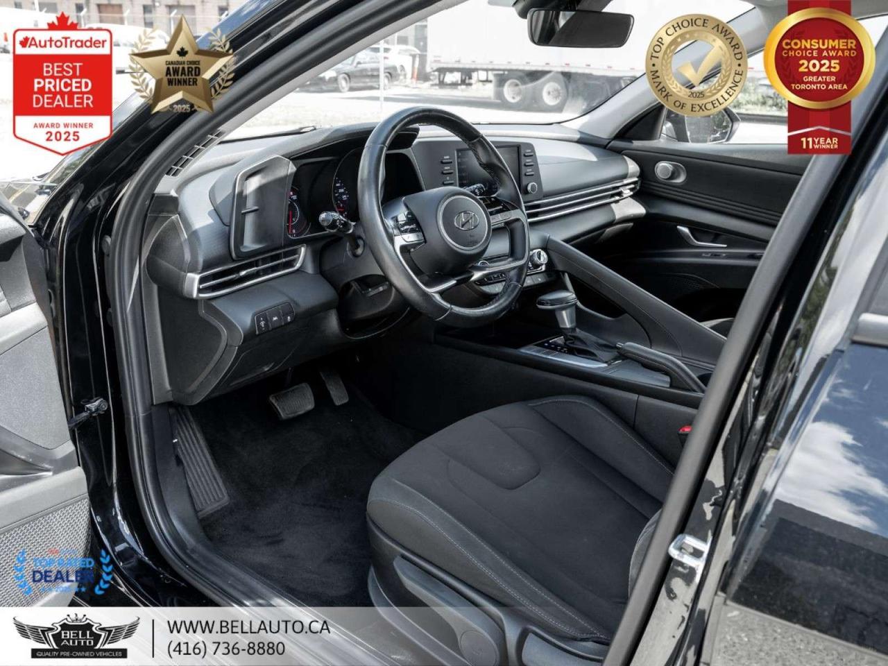 2021 Hyundai Elantra Preferred   SUN & TECH PKG   B.CAM   SUNROOF   HTD SEATS   NOACCIDENT Photo