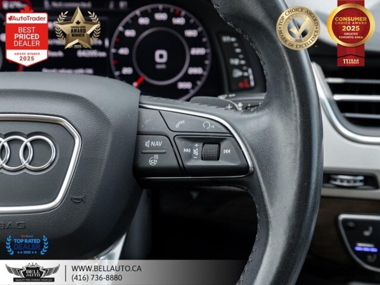 2019 Audi Q7 Progressiv   NAVI   360CAM   PANO   HTD VNTLD SEAT Photo