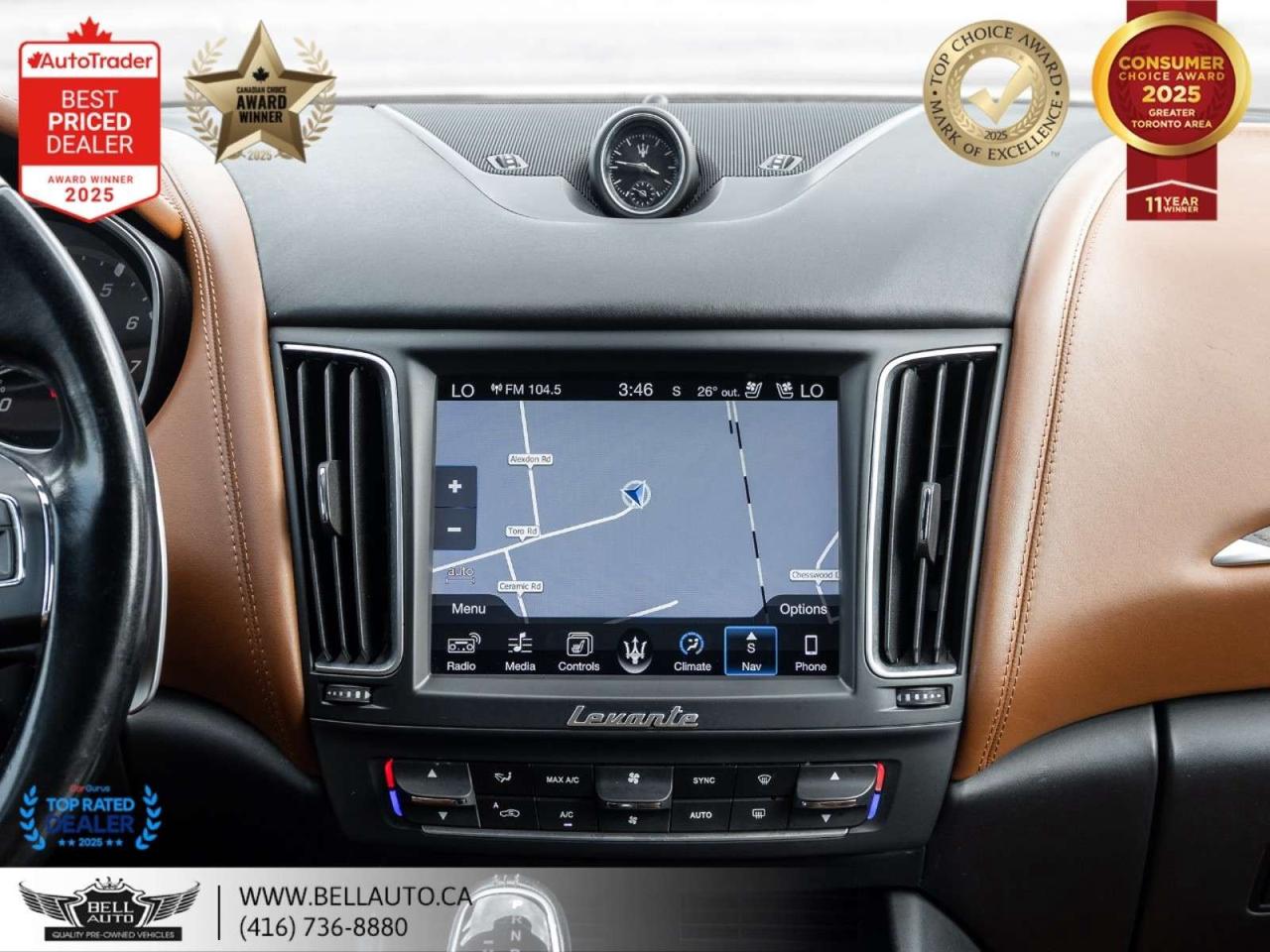 2017 Maserati Levante 3.0L LUXURY   NAVI   360CAM   PANO   HARMAN   NOACCIDENT Photo