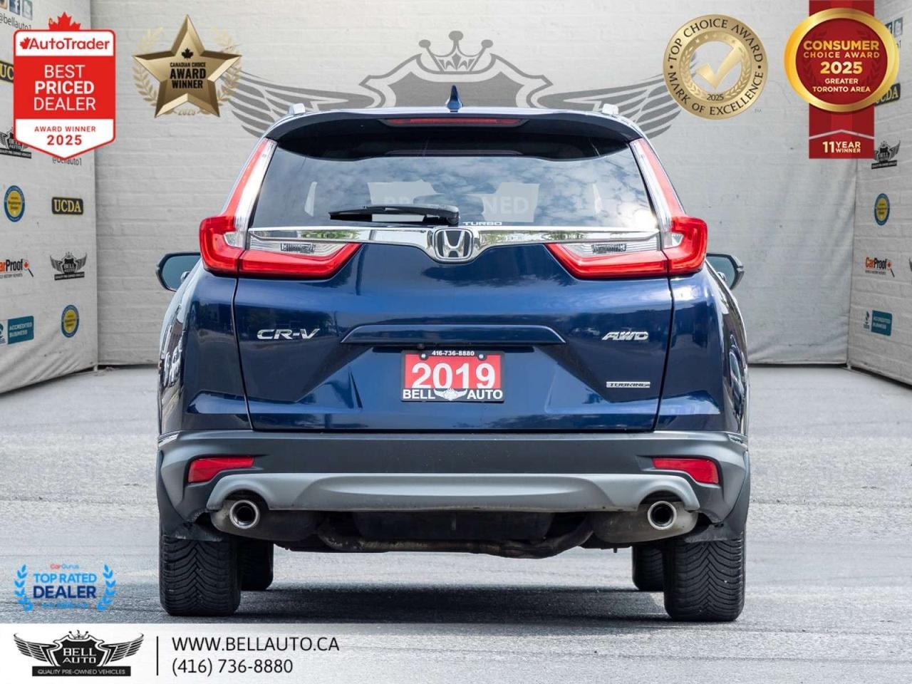 2019 Honda CR-V Touring   AWD   NAVI   B.CAM   PANO   LTHR   NOACCIDENT Photo