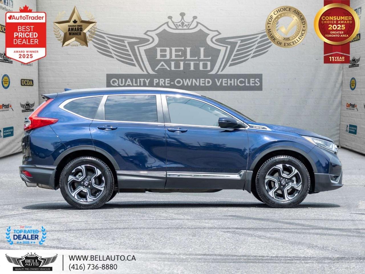 2019 Honda CR-V Touring   AWD   NAVI   B.CAM   PANO   LTHR   NOACCIDENT Photo