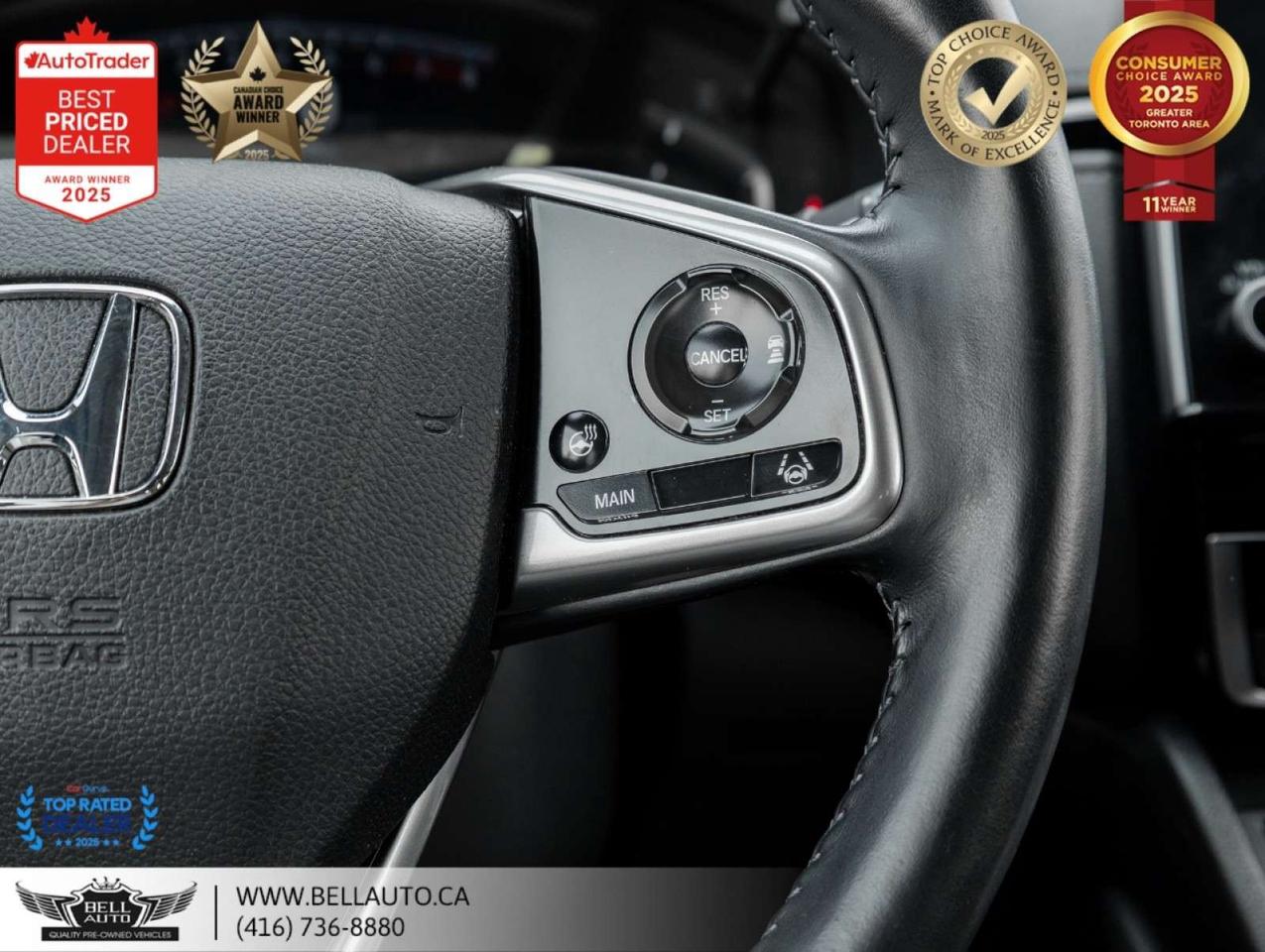 2019 Honda CR-V Touring   AWD   NAVI   B.CAM   PANO   LTHR   NOACCIDENT Photo