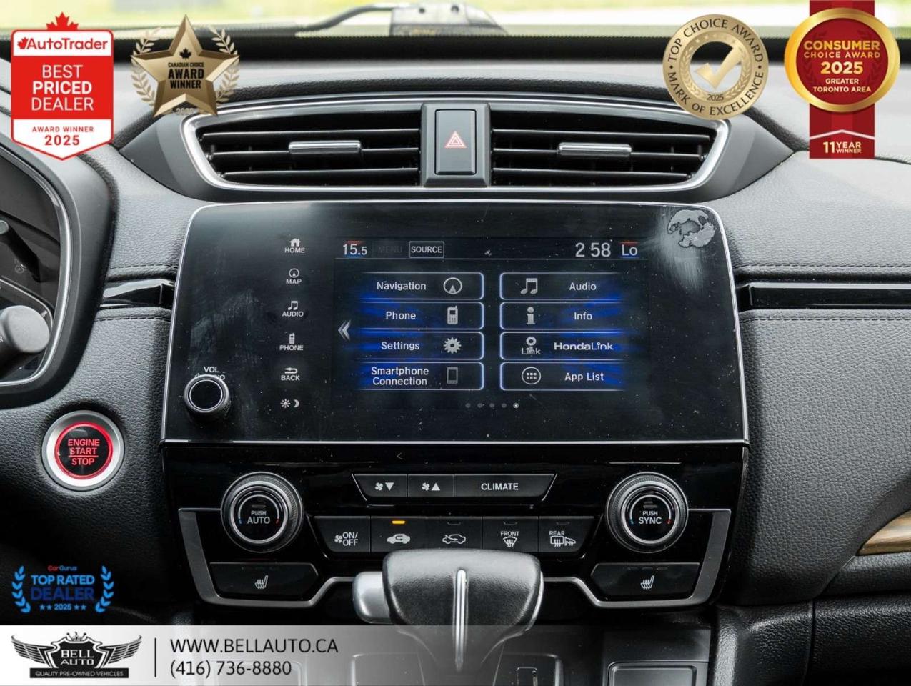 2019 Honda CR-V Touring   AWD   NAVI   B.CAM   PANO   LTHR   NOACCIDENT Photo