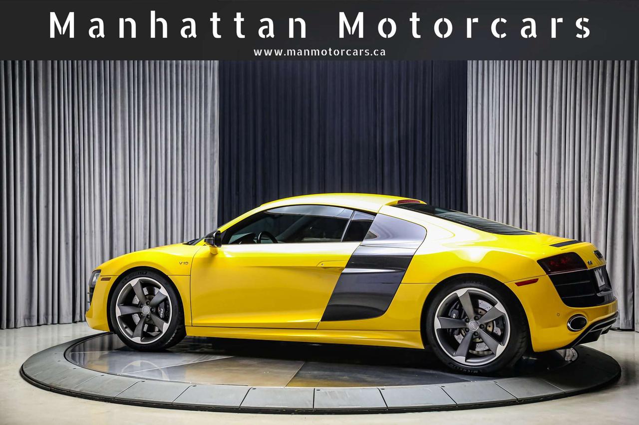 2011 Audi R8 V10 5.2L MANUAL GATED6SPEED RARE NOACCIDENT SERVCD Photo3