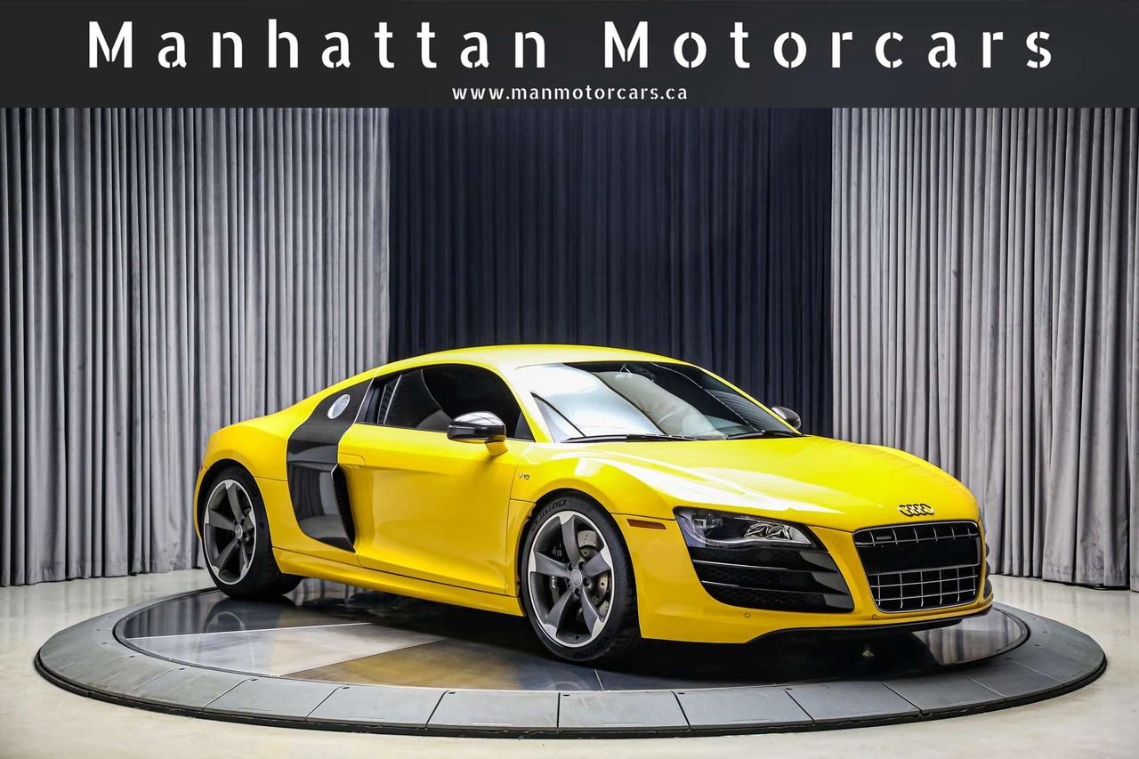 2011 Audi R8 V10 5.2L MANUAL GATED6SPEED RARE NOACCIDENT SERVCD Photo