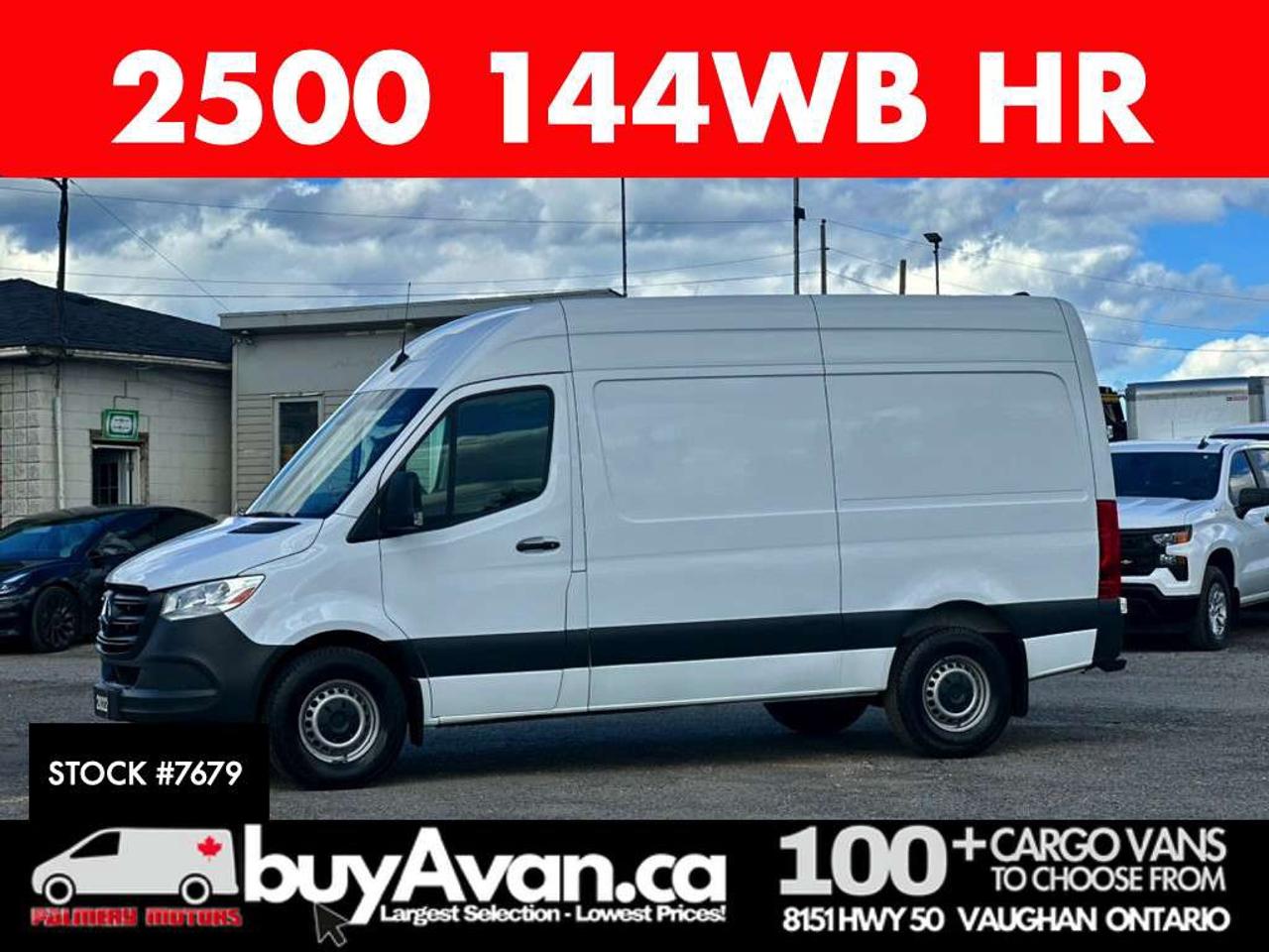 2022 Mercedes-Benz Sprinter 2500 High Roof 144WB Diesel *CERTIFIED* Photo0