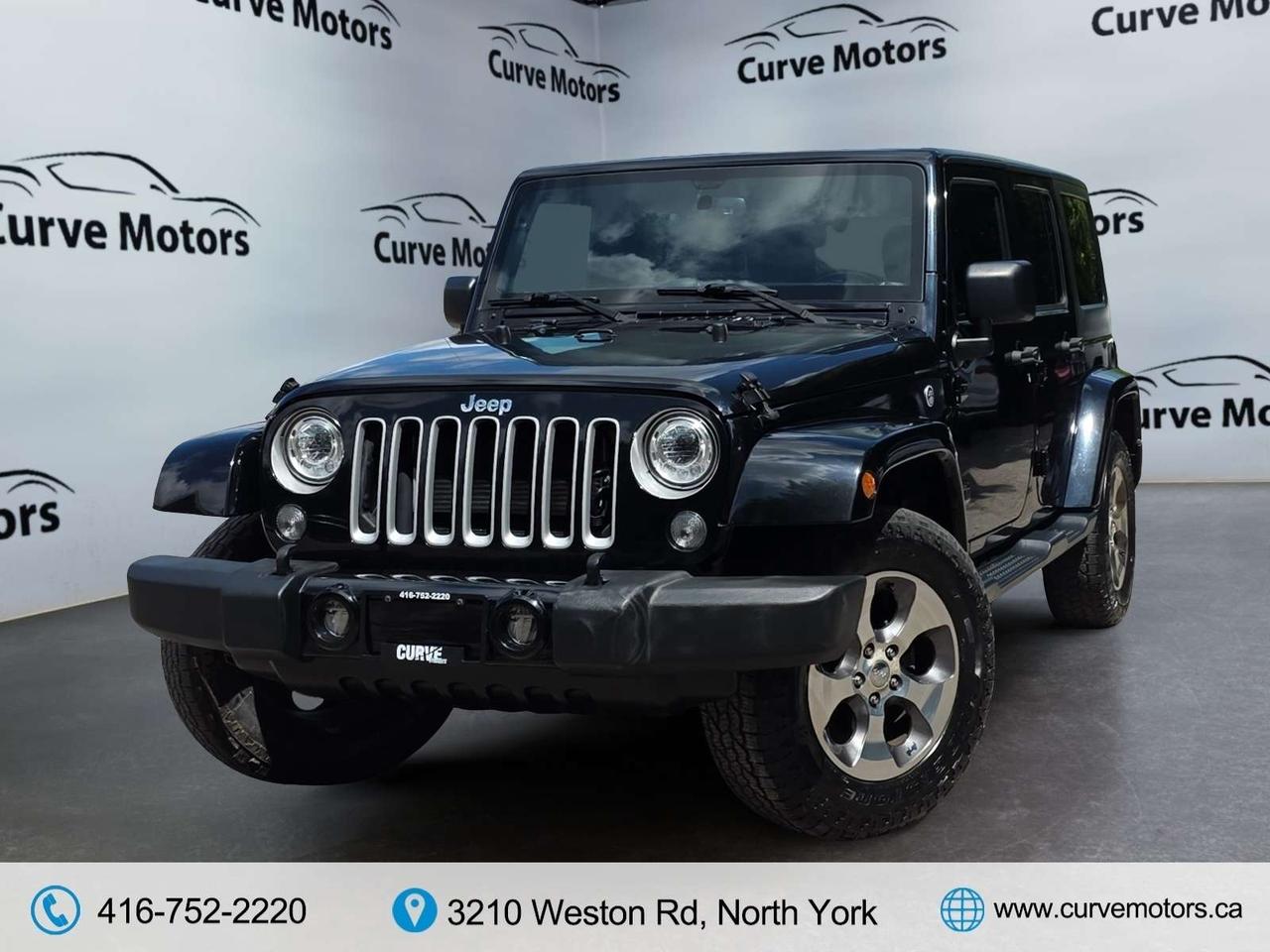 2017 Jeep Wrangler Sahara 4WD * 1 OWNER / LEATHER / NAVIGATION / LOW KM / HEATED SEATS Photo