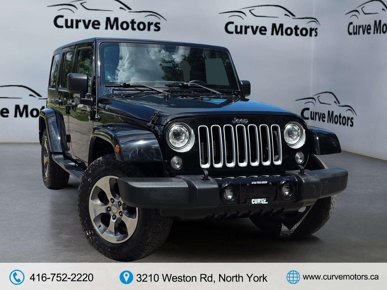 2017 Jeep Wrangler Sahara 4WD * 1 OWNER / LEATHER / NAVIGATION / LOW KM / HEATED SEATS Photo