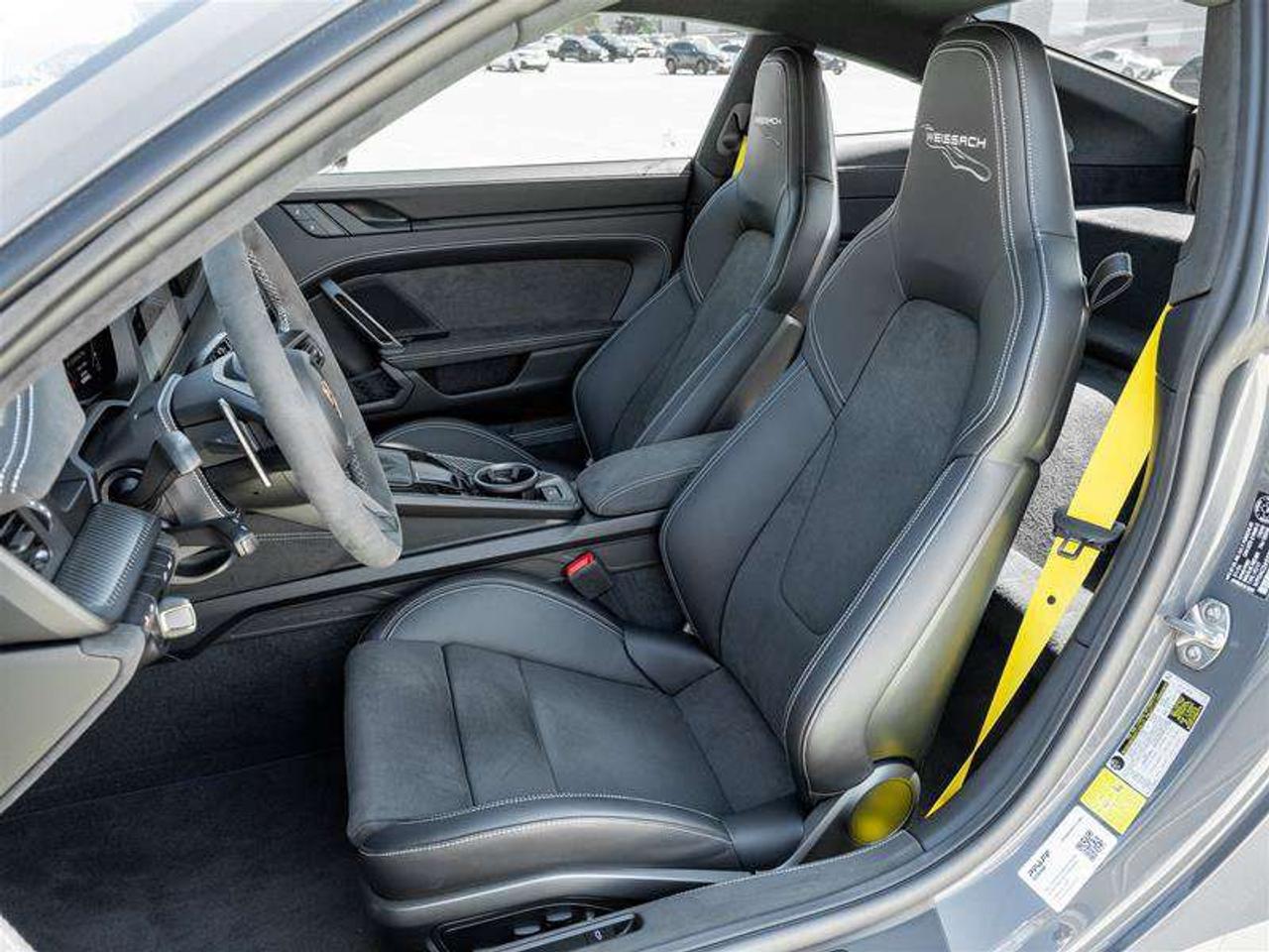 2026 Porsche 911 GT3 Coupe Weissach Pkg Porsche Ceramic Composite Brakes (PCCB) with Calipers in Yellow HD-Matrix Des Photo