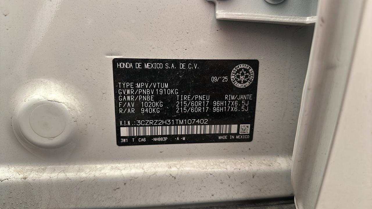2026 Honda HR-V Lx Awd Cvt Photo
