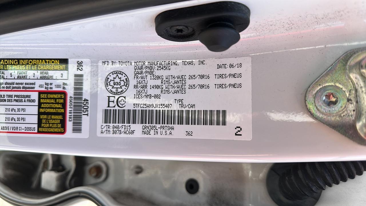 2018 Toyota Tacoma V6 Photo