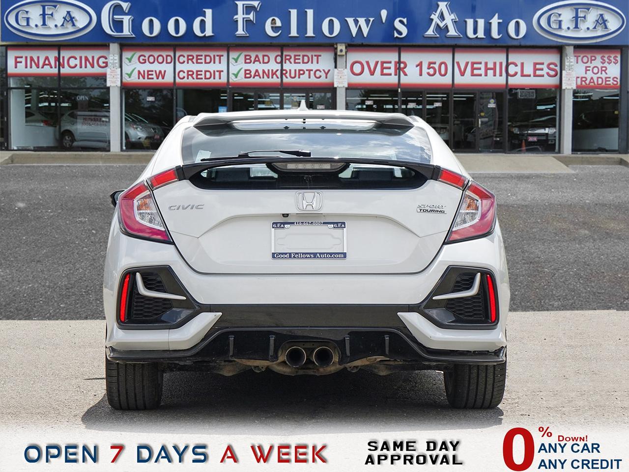 2020 Honda Civic SPORT TOURING MODEL, HATCHBACK, LEATHER SEATS, SUN Photo4