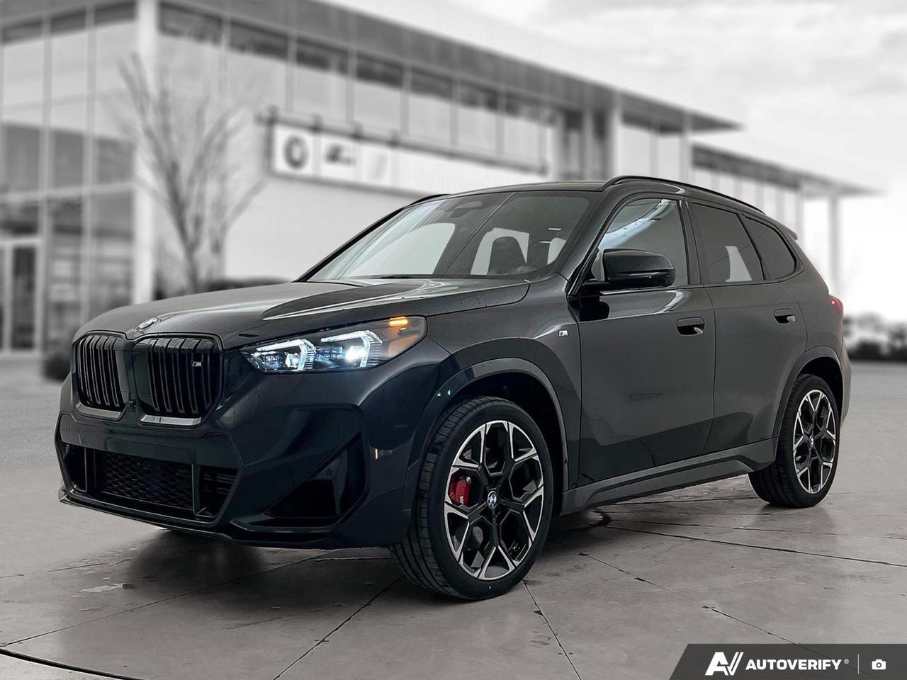 The 2026 BMW X1 M35i xDrive is the performance SUV that refuses to compromise. Equipped with the M Sport Pro Package, Premium Enhanced Package, and an increased top speed rating, this blacked-out X1 pairs a turbocharged 2.0L engine with a sport-tuned adaptive suspension and 7-speed dual-clutch transmission  making it one of the most driver-focused compact SUVs on the market today.

- M Sport Pro Package & Premium Enhanced Package included  rare combination that elevates both performance feel and cabin refinement
- 2.0L Intercooled Turbo I-4 with 7-Speed Dual Clutch and paddle shifters, tuned specifically for the M35i performance variant
- Driver Control Ride Control Sport Tuned Adaptive Suspension for a connected, responsive drive without sacrificing daily comfort
- Mechanical Limited Slip Differential and full-time AWD for confident, precise cornering in all conditions
- harman/kardon premium audio system paired with a fully integrated navigation system and wireless Apple CarPlay & Android Auto
- Heated sport seats with Perforated Veganza upholstery, dual-zone automatic climate control, and driver memory settings for a personalized cockpit feel
- Comprehensive safety suite including Blind Spot Detection, Rear Cross-Traffic Alert, Front Collision Mitigation, and adaptive LED headlamps with auto high-beam
- Only 90 km on the odometer  essentially untouched, delivered in Black Sapphire Metallic with Black w/Blue Contrast interior

Ready to experience it for yourself? Visit Birchwood BMW online at www.birchwoodbmw.ca to reserve this vehicle, start your purchase, or book a test drive appointment. Our team is here to answer any questions and make the process straightforward from first contact to keys in hand.
At Birchwood BMW we know that experience is everything - thats why weve been voted #1 BMW Store in Canada for Customer Satisfaction for the past 3 years.  

Visit us today and see for yourself why were the top-rated luxury dealer in Manitoba on Google. Book your appointment at 204-452-7799. Dealer Permit #9740
Dealer permit #9740