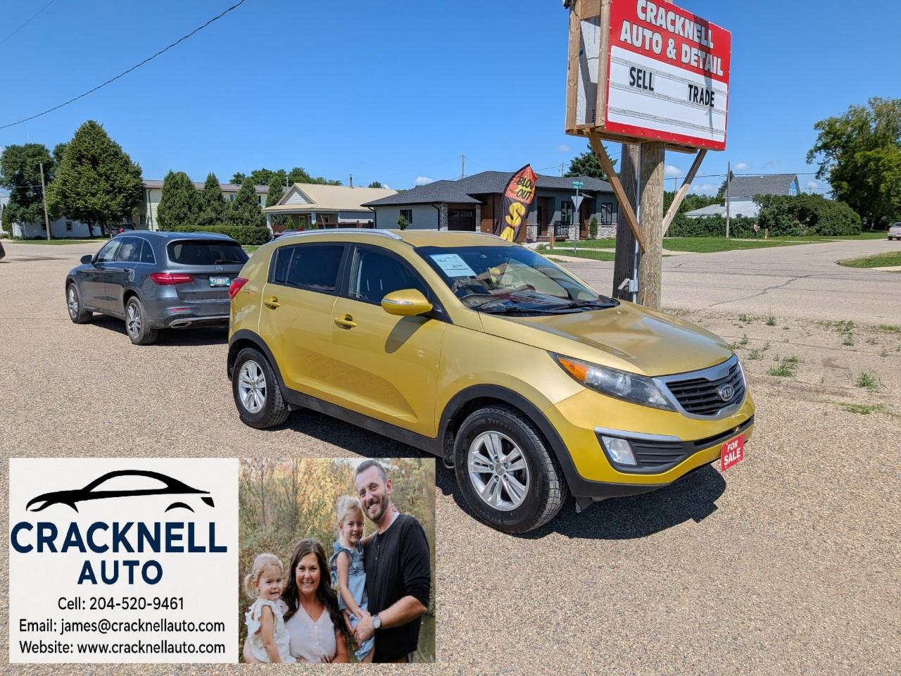 <p><strong>2011 Kia Sportage LX  Clean Title / Safetied</strong></p><p>Reliable, fuel-efficient, and practical, this 2011 Kia Sportage LX is a great SUV for commuting, family use, or Manitoba winters. It offers comfortable seating, plenty of cargo space, and the confidence of an SUV at an affordable price.</p><p><span style=color:rgb( 15 , 15 , 15 )>Located in Carberry, but capable of bringing to Brandon. Priced to Sell! Carfax Available, excellent condition.</span></p><ul><li><p>Clean Title</p></li><li><p>Remote Starter</p></li><li><p>Manitoba Safety Included</p></li><li><p>Fuel-efficient 4-cylinder engine</p></li><li><p>Automatic transmission</p></li><li><p>Air conditioning</p></li><li><p>Power windows, locks & mirrors</p></li><li><p>Cruise control</p></li><li><p>Bluetooth connectivity</p></li><li><p>AM/FM/CD/AUX audio system</p></li><li><p>Steering wheel audio controls</p></li><li><p>Spacious rear seating</p></li><li><p>Split-folding rear seats</p></li><li><p>Large cargo area</p></li><li><p>Alloy wheels</p></li><li><p>Keyless entry</p></li><li><p>Excellent visibility and easy to drive</p></li></ul><p>Trades Welcome / Delivery Available.</p><p>Call/Text <strong>204-520-9461</strong></p><p>Dealer #5905</p><p>Treaty cards accepted  7-day insurance available, meaning you can drive home the same day even if MPI is closed (perfect for weekends and after hours).</p>