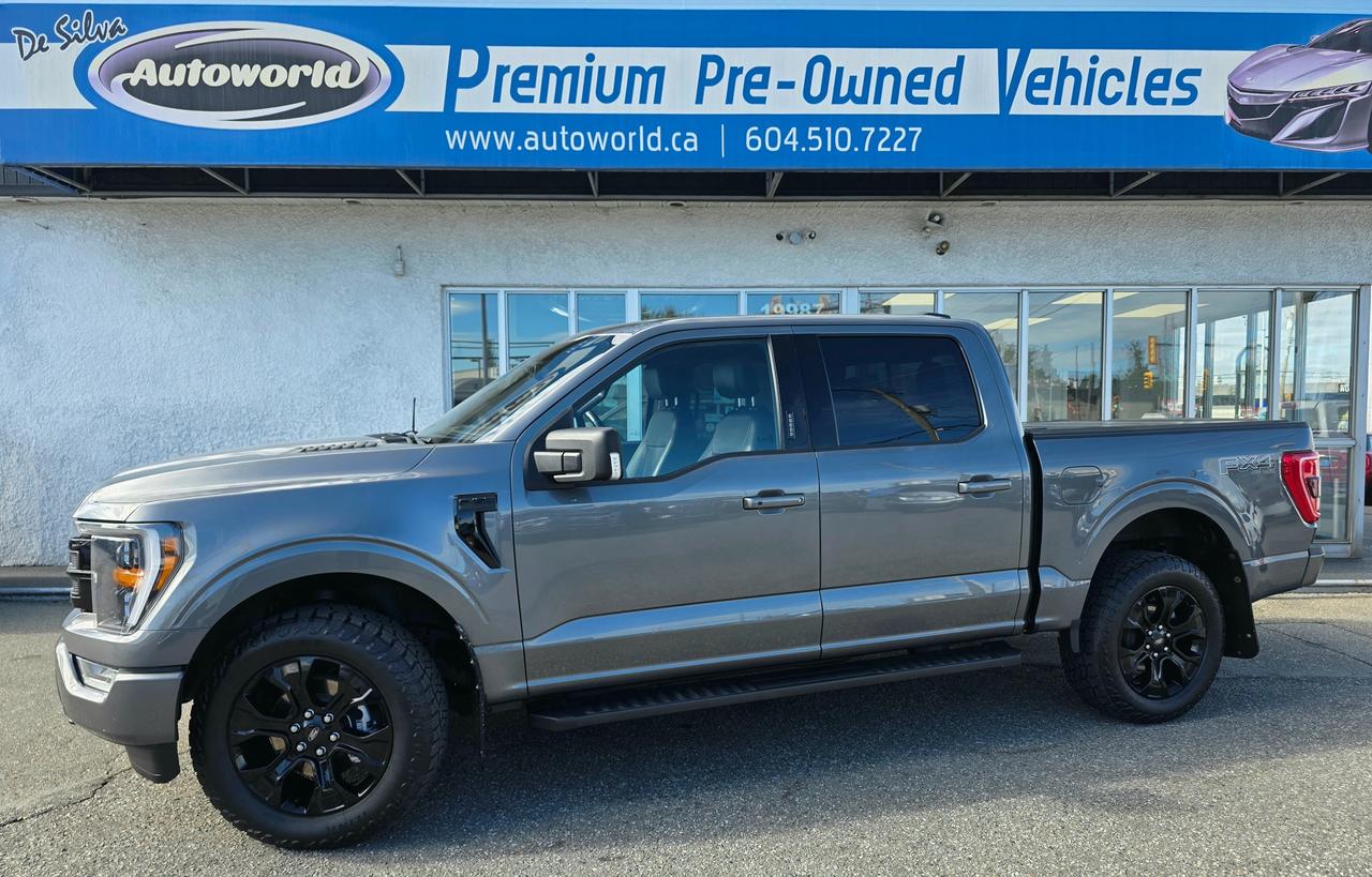 Used 2022 Ford F-150 XLT 4WD Crew Short Box FX4 Pkg, Sport Pkg, Leather for sale in Langley, BC