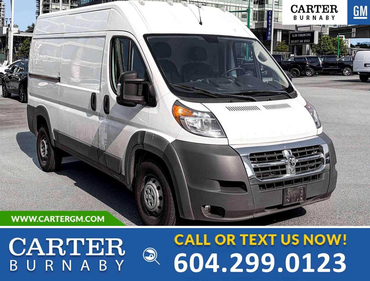 Used 2018 RAM Cargo Van ProMaster FWD | 3.6l eng/Up to 3,890 lbs load for sale in Burnaby, BC