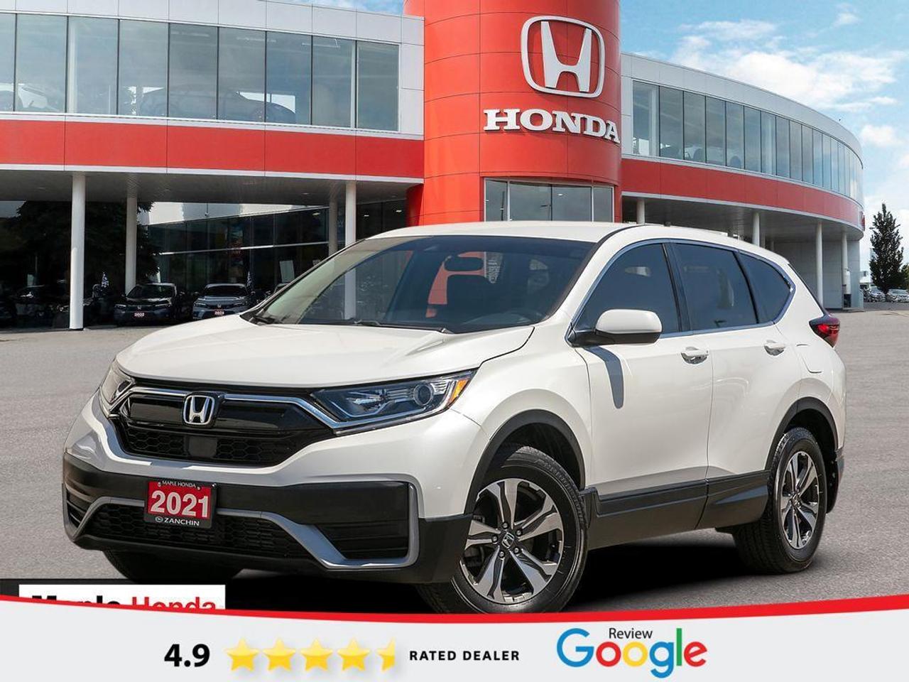 Recent Arrival! 2021 Honda CR-V LX Apple Car Play| Android Auto| Heated Seats| Auto S

Odometer is 66677 kilometers below market average!

LX Apple Car Play| Android Auto| Heated Seats| Auto S AWD CVT 1.5L I4 Turbocharged DOHC 16V  190hp

Certified.

Certification Program Details: * 7 year / 160,000 km Power Train Warranty whichever comes first. This is an additional 2 year/60,000 kms beyond the original factory Power Train warranty. Honda Certified Used Vehicles also have the option to upgrade to a Honda Plus Extended Warranty * Vehicle history report. Access to My Honda * Multipoint Inspection * 24 hours/day, 7 days/week * 7 day/1,000 km exchange privilege whichever comes first * Exclusive finance rates on Certified Pre-Owned Honda models AWD CVT

Why Buy from Maple Honda? REVIEWS: Why buy an used car from Maple Honda? Our reviews will answer the question for you. We have over 2,500 Google reviews and have an average score of 4.9 out of a possible 5. Who better to trust when buying an used car than the people who have already done so? DEPENDABLE DEALER: The Zanchin Group of companies has been providing new and used vehicles in Vaughan for over 40 years. Since 1973 our standards of excellent service and customer care has enabled us to grow to over 34 stores in the Great Toronto area and beyond. Still family owned and still providing exceptional customer care. WARRANTY / PROTECTION: Buying an used vehicle from Maple Honda is always a safe and sound investment. We know you want to be confident in your choice and we want you to be fully satisfied. Thats why ALL our used vehicles come with our limited warranty peace of mind package included in the price. No questions, no discussion - 30 days safety related items only. From the day you pick up your new car you can rest assured that we have you covered. TRADE-INS: We want your trade! Looking for the best price for your car? Our trade-in process is simple, quick and easy. You get the best price for your car with a transparent, market-leading value within a few minutes whether you are buying a new one from us or not. Our Used Sales Department is ALWAYS in need of fresh vehicles. Selling your car? Contact us for a value that will make you happy and get paid the same day. Https:/www.maplehonda.com.

Easy to buy, easy for servicing. You can find us in the Maple Auto Mall on Jane Street north of Rutherford. We are close both Canadas Wonderland and Vaughan Mills shopping centre. Easy to call in while you are shopping or visiting Wonderland, Maple Honda provides used Honda cars and trucks to buyers all over the GTA including, Toronto, Scarborough, Vaughan, Markham, and Richmond Hill. Our low used car prices attract buyers from as far away as Oshawa, Pickering, Ajax, Whitby and even the Mississauga and Oakville areas of Ontario. We have provided amazing customer service to Honda vehicle owners for over 40 years. As part of the Zanchin Auto group we offer dependable service and excellent customer care. We are here for you and your Honda.