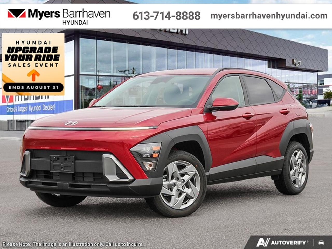 <b>Heated Seats,  Remote Start,  Lane Keep Assist,  Collision Mitigation!</b><br> <br> Prepared for adventure, you can take this Kona out to connect with nature without ever losing connection to our high paced society.<br> <br>With more versatility than its tiny stature lets on, this Kona is ready to prove that big things can come in small packages. With an incredibly long feature list, this Kona is incredibly safe and comfortable, compatible with just about anything, and ready for lifes next big adventure. For distilled perfection in the busy crossover SUV segment, this Kona is the obvious choice.<br> <br>This Ultimate Red coupe has an Automatic transmission and is powered by a 147HP 2.0L 4 Cylinder Engine. <br> <br> Our Konas trim level is Essential FWD. This compact SUV blends contemporary styling with impressive comfort, technology, and safety. Its sleek exterior features LED headlights, a bold black grille, and body-colored accents that give it a refined yet sporty look. Inside, youll find a spacious cabin with heated front seats, a large 12.3-inch touchscreen with wireless Android Auto and Apple CarPlay, Bluetooth, and multiple USB-C outlets for easy connectivity. Convenience features like push-button start, remote engine start, and smart device integration enhance everyday usability, while advanced safety systems including Blind Spot Collision Warning, Forward Collision Avoidance Assist, and Lane Keeping Assist ensure peace of mind on every drive. This vehicle has been upgraded with the following features: Heated Seats, Remote Start, Lane Keep Assist, Collision Mitigation.<br><br> <br/><br> o~o