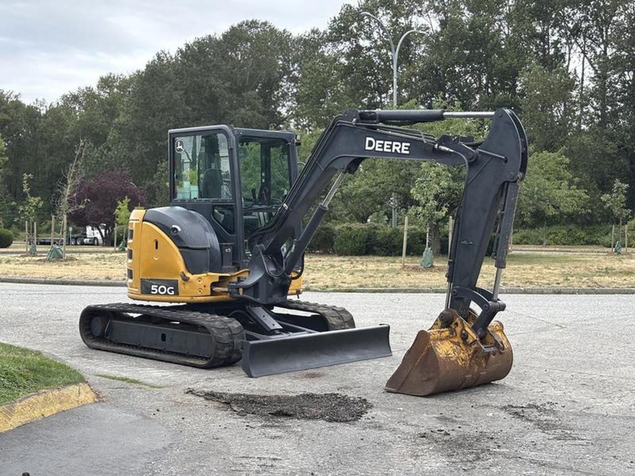 Used 2017 John Deere 50G Compact Excavator for sale in Burnaby, BC