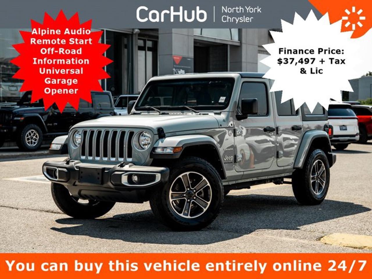 2023 Jeep Wrangler SAHARA 3.6L V6 |Cold Weather Group | Trailer Tow & HD Electrical Group Photo0