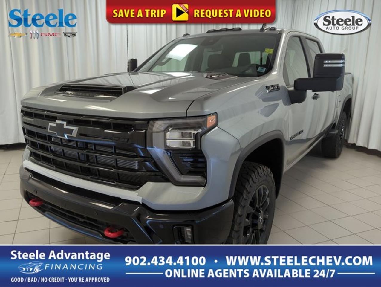 Built to handle hard work and long days with confidence, the 2026 Chevrolet Silverado 2500 LT is a heavy-duty truck that blends diesel strength, four-wheel-drive capability, and everyday comfort. Finished in Grey with a Black interior, this four-door pickup is ready for job sites, towing duties, and year-round driving in Dartmouth.With its 6.6L turbocharged diesel V8 and automatic transmission, the 2026 Chevrolet Silverado 2500 LT delivers the kind of power truck buyers want when the load gets serious. The added Off-Road Suspension and Off-Road Tires help this truck stay composed on rough terrain, while key comfort and driver-assist features make every trip feel more controlled.FEATURES OF THE Silverado 2500 LTGrey exterior with bold truck presenceBlack interior with practical cabin layoutFour full doors for easy accessHeavy-duty design for demanding daily tasksTRUCK FEATURESFour-wheel drive for added jobsite tractionTurbo diesel V8 built for haulingOff-Road Suspension for uneven terrain controlOff-Road Tires support rugged driving conditionsADVANCED SAFETY FEATURESRear Cross Traffic Alert adds awarenessAdaptive Cruise Control supports highway drivingFour-wheel drive aids slippery road tractionHeavy-duty build inspires added driver confidencePERFORMANCE AND EFFICIENCY6.6L turbocharged diesel V8 powerAutomatic transmission delivers smooth gear changesDiesel torque supports strong pulling capabilityOff-road setup helps tackle rough surfacesCOMFORT AND CONVENIENCEAutomatic Climate Control keeps cabin comfortableHeated Steering Wheel warms cold morningsFour-door layout improves passenger entrySpacious cabin suits work and travelTECHNOLOGY AND CONNECTIVITYAdaptive Cruise Control reduces highway fatigueClimate controls are simple to adjustDriver-focused layout supports easy operationUseful tech enhances daily driving convenienceCARGO SPACEPickup bed supports tools and equipmentHeavy-duty design suits worksite haulingCabin offers room for personal itemsFour-door setup adds interior flexibilityWHAT OTHER OWNERS LIKEStrong diesel torque for hard jobsConfident four-wheel drive in bad weatherComfortable ride for a heavy-duty truckUseful off-road capability for rough terrainThe 2026 Chevrolet Silverado 2500 LT is a smart choice for drivers who need serious capability without giving up comfort where it matters most. Its diesel powertrain is well suited for demanding tasks, and the four-wheel-drive system adds confidence when roads are slick, loose, or unpaved.This truck also stands out for its balance of work-ready toughness and modern convenience. Automatic Climate Control helps keep the cabin pleasant in changing Atlantic weather, while the Heated Steering Wheel adds welcome comfort during cold Dartmouth mornings. These features make a difference whether the truck is heading to a job site or out on a long highway run.The Off-Road Suspension and Off-Road Tires give this 2026 Chevrolet Silverado 2500 LT extra versatility for drivers who need to go beyond paved roads. From uneven work areas to cottage trails and seasonal road conditions, this setup helps the truck feel ready for more than just the daily commute.Inside, the Black interior offers a clean, practical look that suits the trucks purpose. The four-door configuration also makes it easier to bring along passengers, gear, or both. Rear Cross Traffic Alert adds another helpful layer of awareness in busy parking lots and tighter spaces, while Adaptive Cruise Control helps reduce stress on longer drives.For buyers shopping at Steele Chevrolet Buick GMC in Dartmouth, this Grey 2026 Chevrolet Silverado 2500 LT delivers the core features that matter: proven diesel power, heavy-duty capability, off-road readiness, and useful cabin comfort. It is built for drivers who expect their truck to work hard, stay composed, and remain comfortable through every season.This 2026 Chevrolet Silverado 2500 LTs VIN is: 2GC4KNEYXT1210413 .