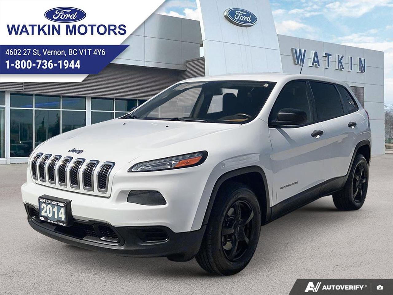 Used 2014 Jeep Cherokee SPORT 4WD for sale in Vernon, BC