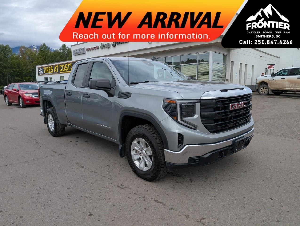 Used 2023 GMC Sierra 1500 Double Cab Standard Box 4-Wheel Drive Pro for sale in Smithers, BC