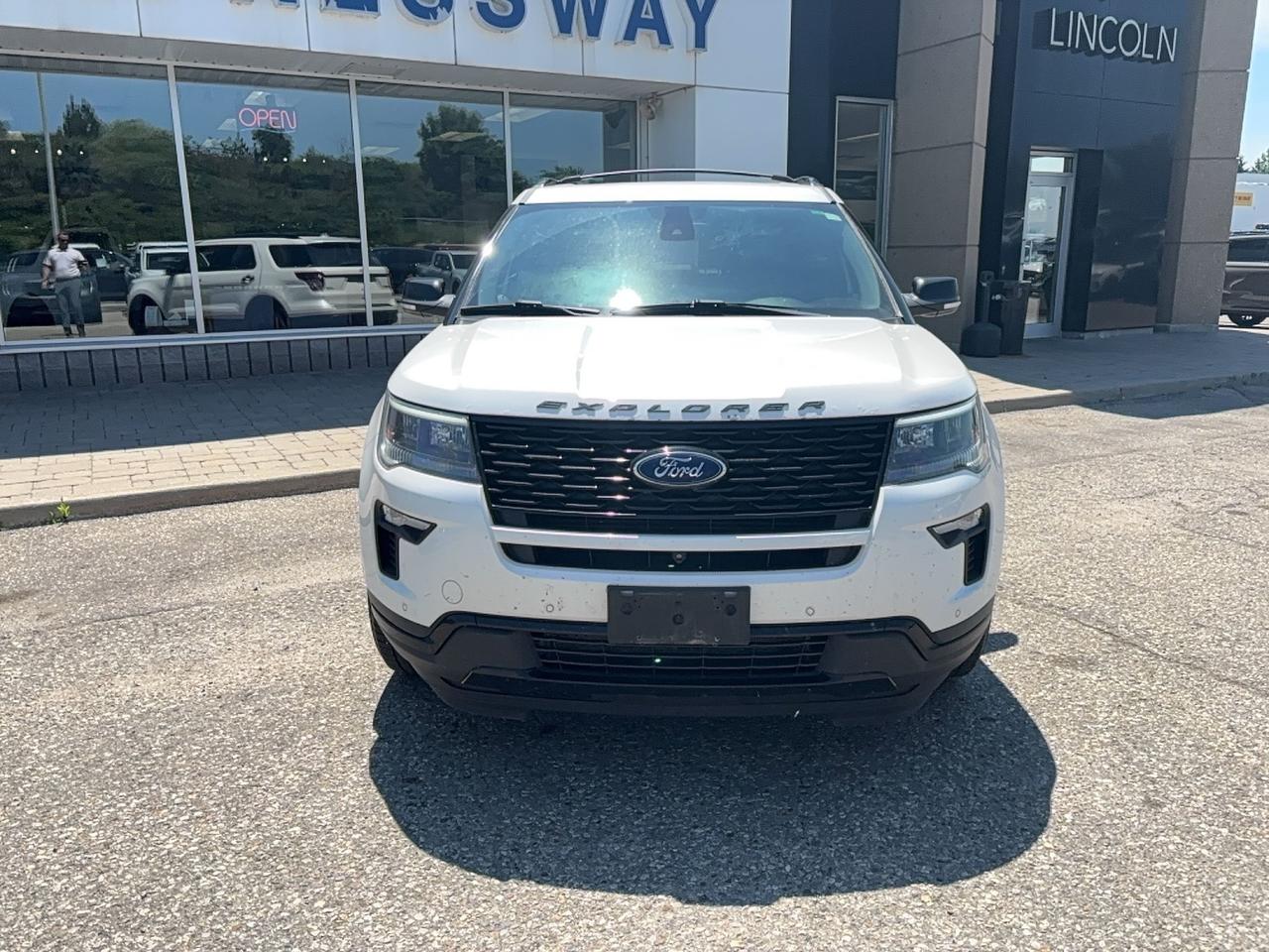 2019 Ford Explorer SPORT, ECOBOOST, LEATHER, ROOF, AS TRADED! Photo1