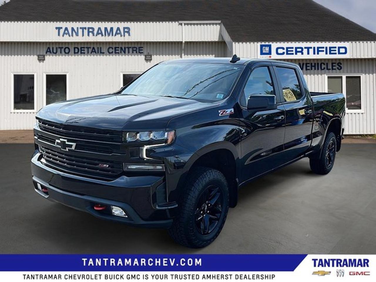 Recent Arrival! Black 2022 Chevrolet Silverado 1500 LTD LT Trail Boss 4WD 10-Speed Automatic EcoTec3 5.3L V8Value Market Pricing.Certified. Certification Program Details: GM Certified details. 3 months 05 5000km (whichever comes first) which can be extended or upgraded to an even more comprehensive Certified Pre-owned Vehicle Protection Plan. 150+ Point Inspection.24/7 roadside assistance for 3 months or 5000kms . 1-month Onstar trial and sign up for a paid plan to enjoy the first two months on us. GM Owner Centre and Mobile App. Free SiriusXM Trial. Rates as low as 3.99% on Eligible Certified Pre owned Models Exchange policy is 30 days 0r 2500kms ,whichever comes first