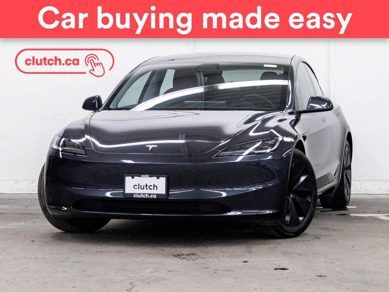 Electric Parking Brake, Brake Assist, Power Tailgate/Hatch and more!<br> <br>Clutch is the largest online used car retailer in Canada, delivering a seamless, hassle-free car-buying experience to drivers everywhere. Shop thousands of used cars online, get the right one delivered to your door, and enjoy peace of mind with our 10-Day Money-Back Guarantee. How sweet is that? To learn more, visit clutch.ca.<br> <br>The top features for this car include:<br> <br>Charging Cable<br>Electric Parking Brake<br>Brake Assist<br>Power Tailgate/Hatch<br>Auto Dimming Rearview Mirror<br>Front Heated Seats<br>Ventilated Front Seats<br>Power Lumbar Support<br>Rear Heated Seats<br>Folding Rear Seats<br>Driver Seat Memory System<br>Climate Control<br>Dual Zone Front Climate Control<br>Rear Climate Control<br>Rear Climate Vents<br>Touchscreen Display<br>Rear Entertainment System<br>GPS Navigation<br>Cruise Control<br>Adaptive Cruise Control<br>12V Outlet<br>Hands Free Device Connectivity<br>Wireless Charging<br>USB Input<br>Front View Camera<br>Power Folding Exterior Mirrors<br>Lane Departure Warning<br>Active Lane Keep Assistance<br>Blindspot Sensors<br>Forward Collision Mitigation<br>Rear Collision Warning<br>Pedestrian Detection<br>Driver Attention Alert<br>Heated Steering Wheel<br>One-Touch Windows<br>Rain Sensing Wipers<br>Rear Window Defroster<br>Panoramic Sunroof<br>Hill Assistance<br>Automatic High Beams<br>Rear View Camera<br>Parking Sensors<br>Rear Parking Sensors<br>Power Driver Seat<br>Power Passenger Seat<br>DC Fast Charging<br>Ambient Lighting<br>Front Trunk<br>Heat Pump<br>Traffic Sign Recognition<br> <br>Seamless home delivery - Delivery to your door in a matter of days. Available on select packages.<br> <br>Try it out for 10 days - If you do not like it, we will take it back. <br> <br>Quality assured - All cars go through our rigorous 210-point inspection and reconditioning process.<br> <br>Peace of mind - Warranty and protection plans available.<br> <br>Haggle-free - No haggling or hard sells.<br> <br>100% Transparency - Full inspection reports on every car, including high-res photography and a free Carfax report.<br> <br>Listed price is for cash purchase only and does not include taxes, Shipping Fees (if applicable), Delivery Fees (if applicable), government licensing fees.<br> <br>Previous Provincial Registrations:<br>Ontario<br> <br>Stock # 116796