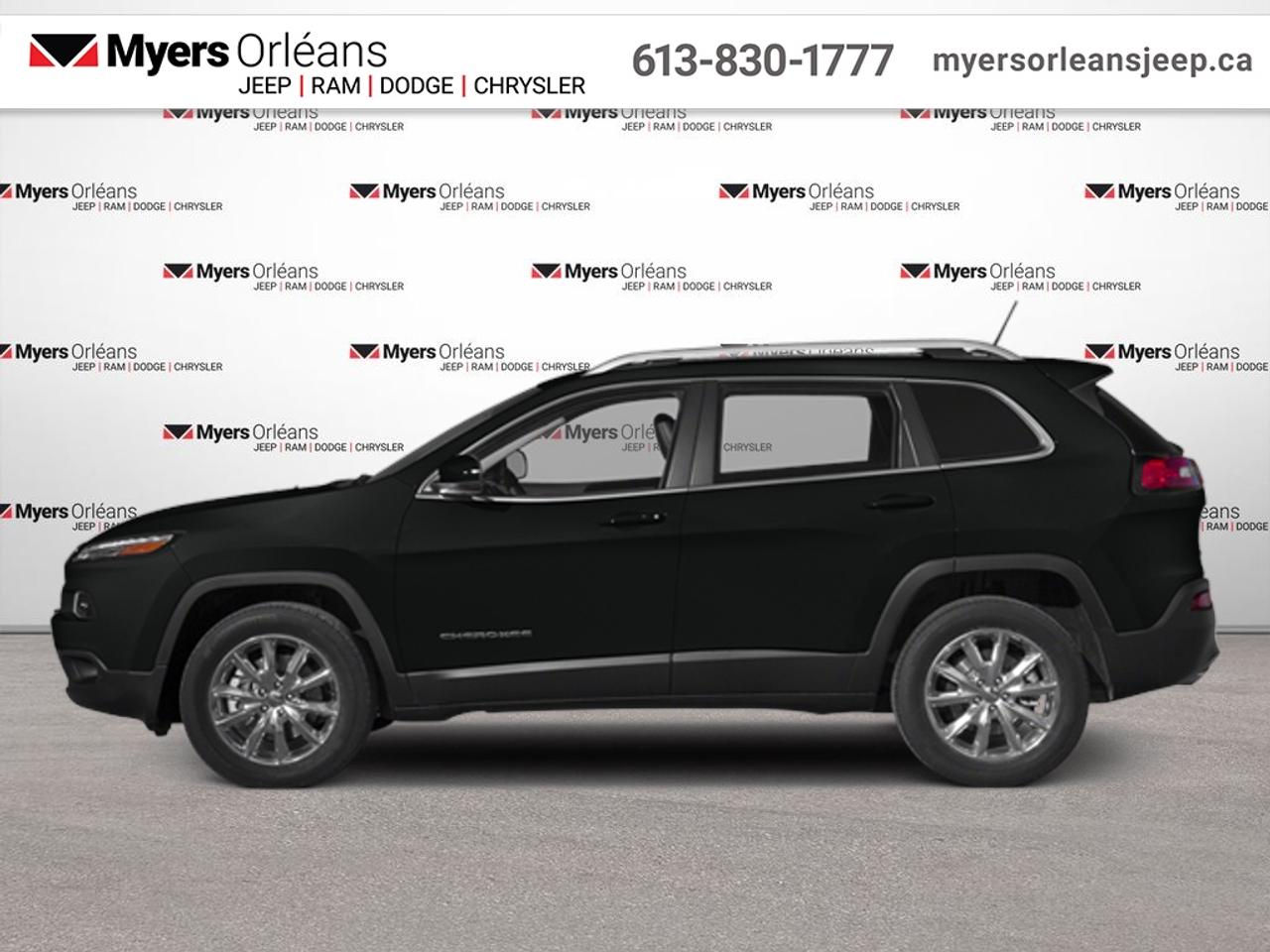 <b>Leather Seats,  Bluetooth,  Rear View Camera,  Remote Start,  Heated Seats!</b><br> <br> The Jeep Cherokee is an affordable mid-size SUV thats equal parts capable, stylish, and comfortable. This 2014 Jeep Cherokee is fresh on our lot in Orleans.<br> <br>When the freedom to explore arrives alongside exceptional value, the world opens up to offer endless opportunities. This is what you can expect with the Jeep Cherokee. With an exceptionally smooth ride and an award-winning interior, the Cherokee can take you anywhere in comfort and style. Experience adventure and discover new territories with the unique and authentically crafted Jeep Cherokee, a major player in Canadas best-selling SUV brand.<br> <br>This SUV has 164,358 km. Its Brilliant Black in colour. It has an Automatic transmission and is powered by a 271HP 3.2L V6 Cylinder Engine. This vehicle has been upgraded with the following features: Leather Seats, Bluetooth, Rear View Camera, Remote Start, Heated Seats, Heated Steering Wheel.<br> To view the original window sticker for this vehicle view this <a href=http://www.chrysler.com/hostd/windowsticker/getWindowStickerPdf.do?vin=1C4PJMDSXEW227411 target=_blank>http://www.chrysler.com/hostd/windowsticker/getWindowStickerPdf.do?vin=1C4PJMDSXEW227411</a>. <br/><br> <br>To apply right now for financing use this link: <a href=https://www.myersorleansjeep.ca/apply-for-financing/ target=_blank>https://www.myersorleansjeep.ca/apply-for-financing/</a><br> <br/><br>The road to new driving experiences begins in our inventory, where youll find an incredible array of brand-new cars, trucks, minivans, and SUVs, including two of our bestselling models, the Dodge Ram 1500 and the Dodge Grand Caravan. If you want to know what the cutting edge of automotive technology looks like, all you have to do is visit Myers Orleans Jeep! Each model comes loaded with the convenient features and cool technology that help make every trip memorable. Looking for additional everyday luxury at a price thats incredibly wallet-friendly? Choose from our selection of quality pre-owned models! If you can think of a road, our friendly and knowledgeable sales team will help you find the perfect vehicle to drive it.<br><br>We may be a well-established dealership thats been part of the community for many years, but that doesnt mean were stuck in the past! At Myers Orleans Jeep, were proud to provide a fresh, modern approach to car buying. Using our array of online tools, you can browse our extensive inventory, schedule a service appointment, order parts, and even apply for credit from wherever youve got a connection. Our goal is to create relationships that will last, and we know that the best way to do this is by providing a dealership experience thats based on honesty, transparency, trust, and a commitment to customers. Stop by today and discover all the ways we go above and beyond for you.<br><br> Come by and check out our fleet of 40+ used cars and trucks and 60+ new cars and trucks for sale in Orleans.  o~o