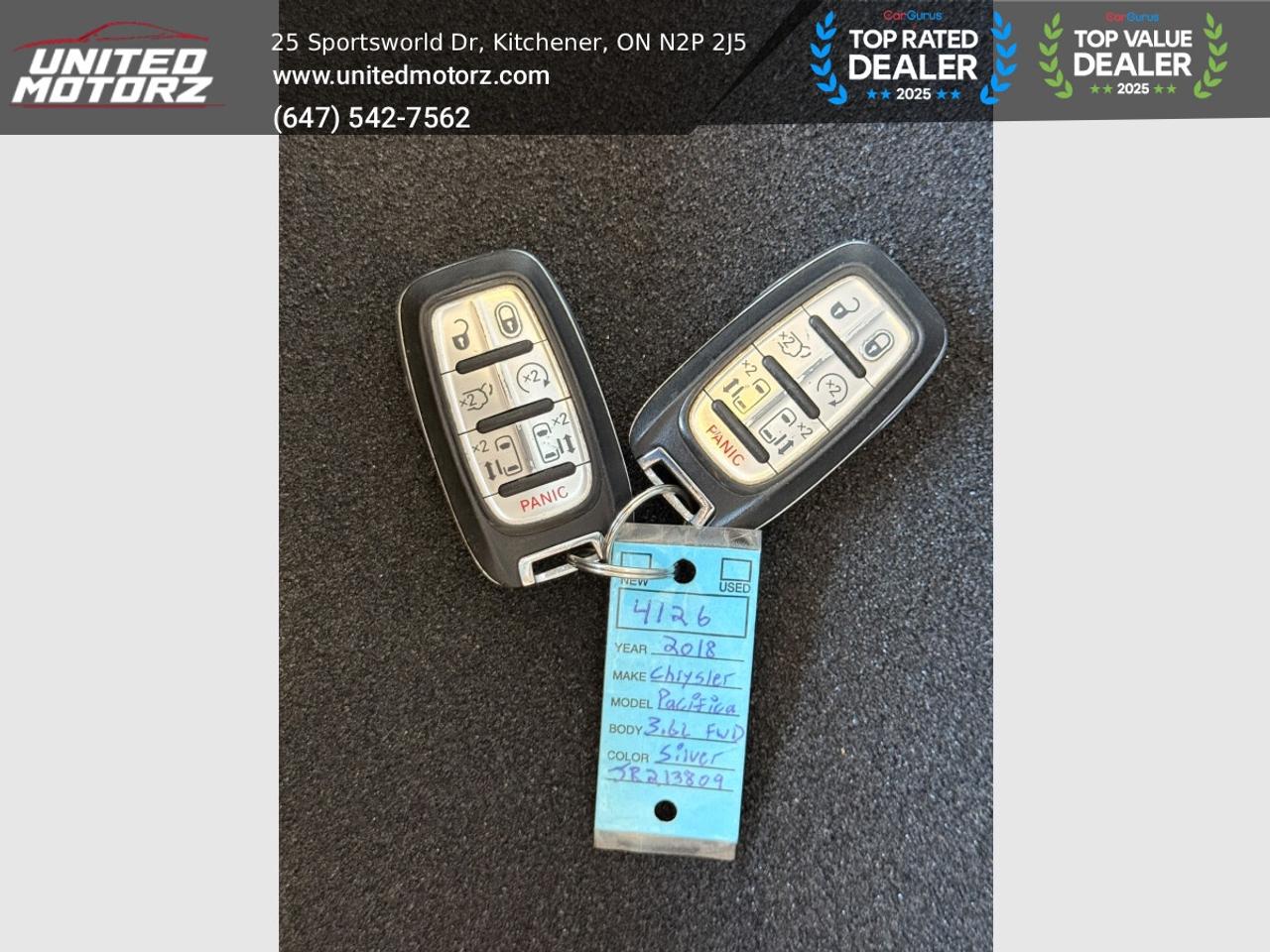 2018 Chrysler Pacifica Touring L Plus FWD 3.6L 6cyl~ SAFETY CERTIFIED~ NO Photo