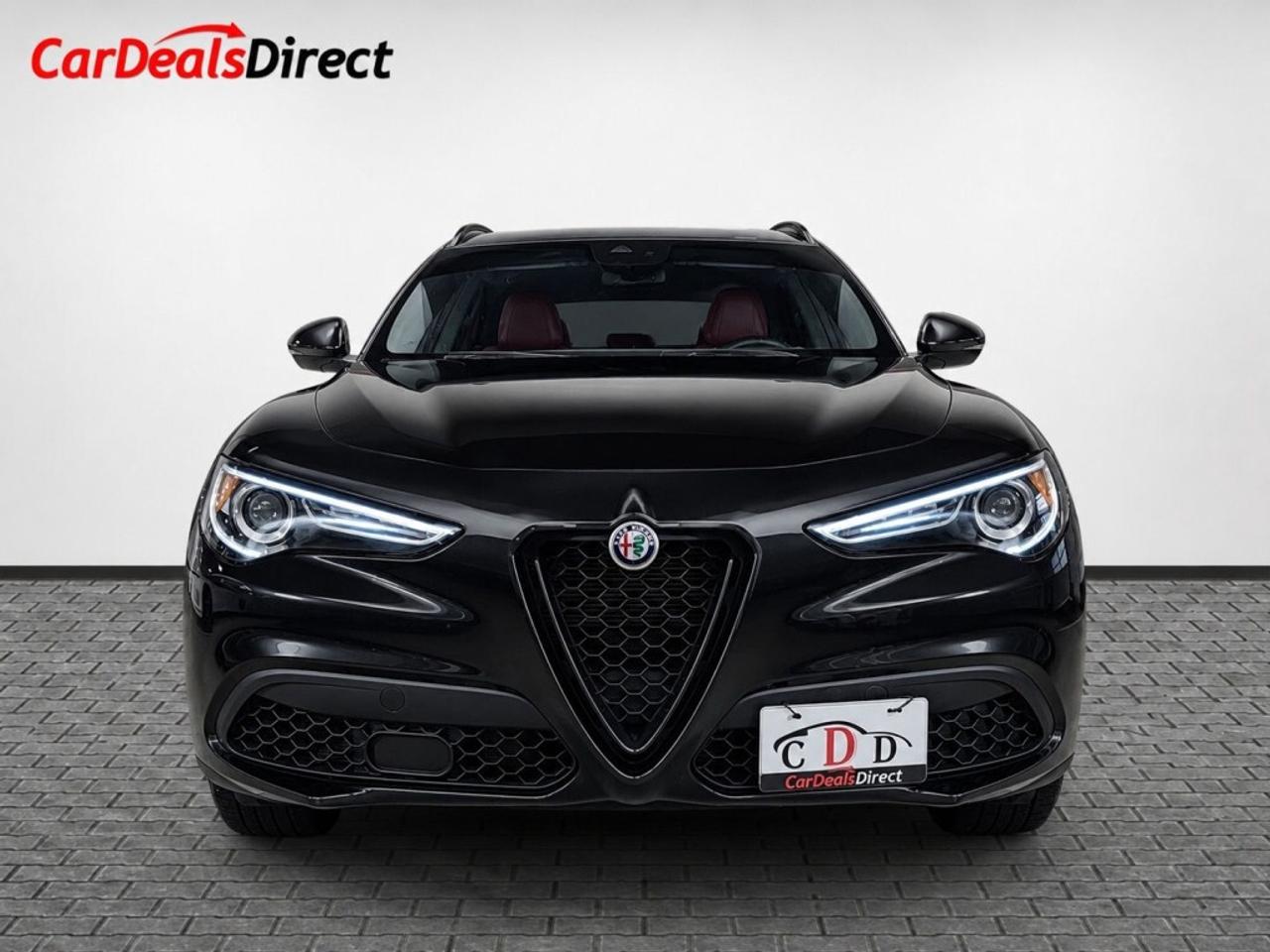 2021 Alfa Romeo Stelvio Q4 Sprint   AWD   Vulcano Black Metallic on Velvet Photo