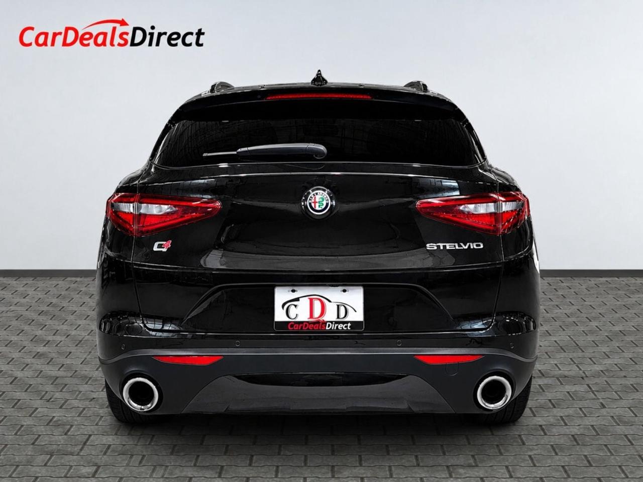 2021 Alfa Romeo Stelvio Q4 Sprint   AWD   Vulcano Black Metallic on Velvet Photo
