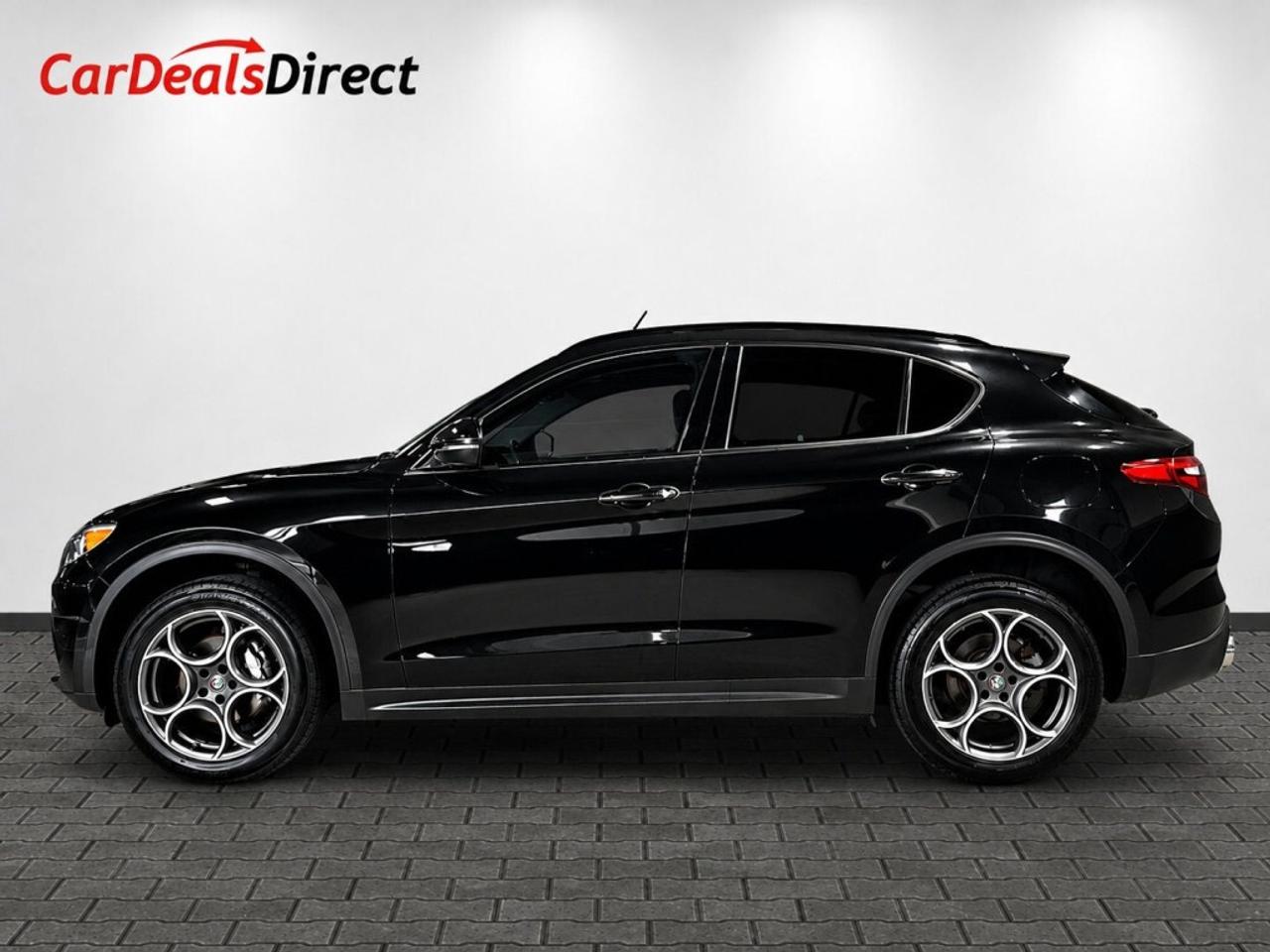 2021 Alfa Romeo Stelvio Q4 Sprint   AWD   Vulcano Black Metallic on Velvet Photo